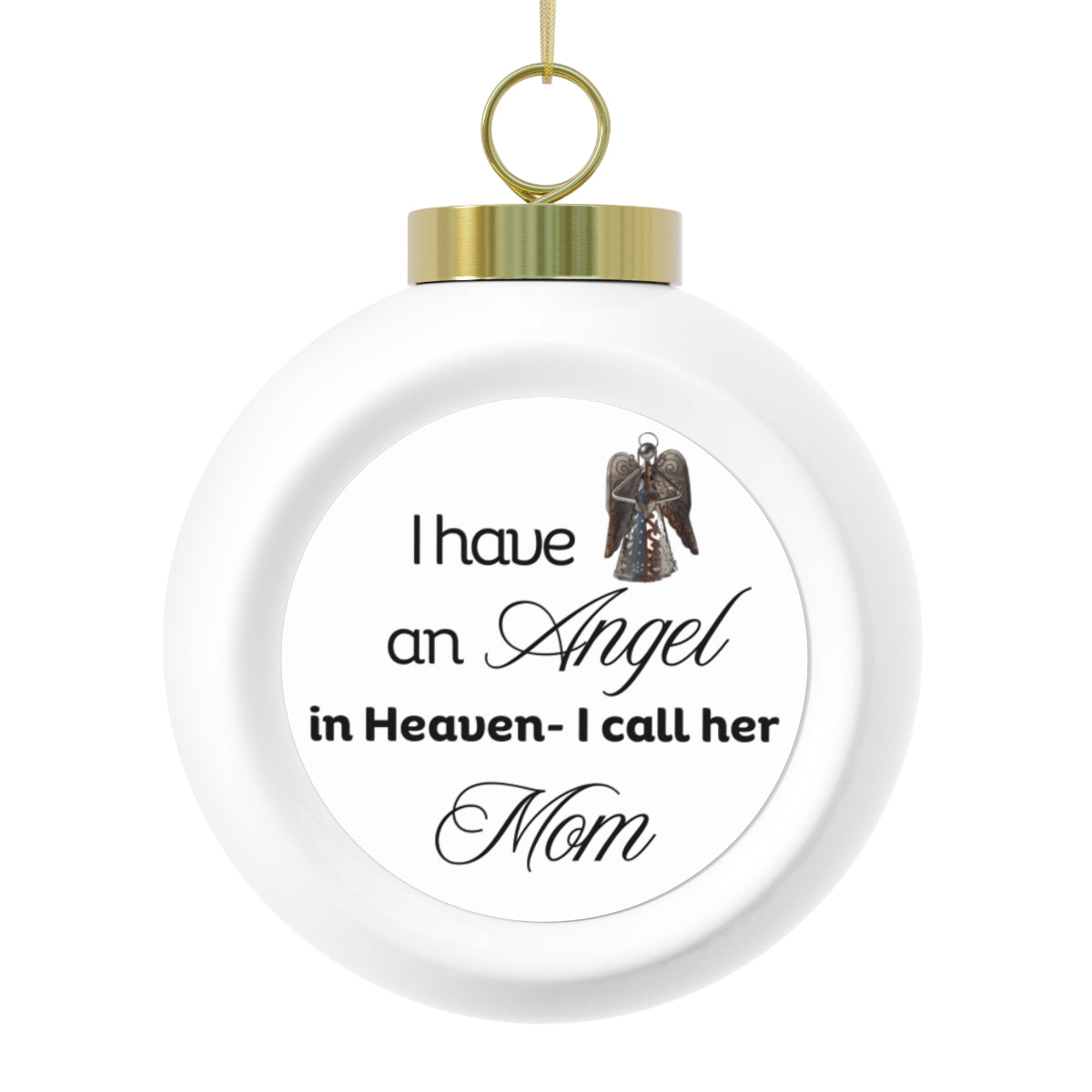 Angels in Heaven Hanging Ball Acrylic Ornament | Family Memorial