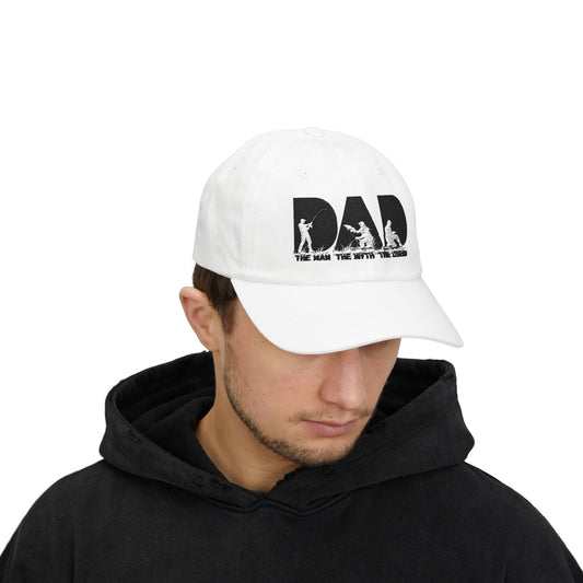Classic Dad Cap, The Man The Myth The Legend Design, Fishing Gift for Dad, Father's Day Gift, Vintage Style Hat, Outdoor Cap