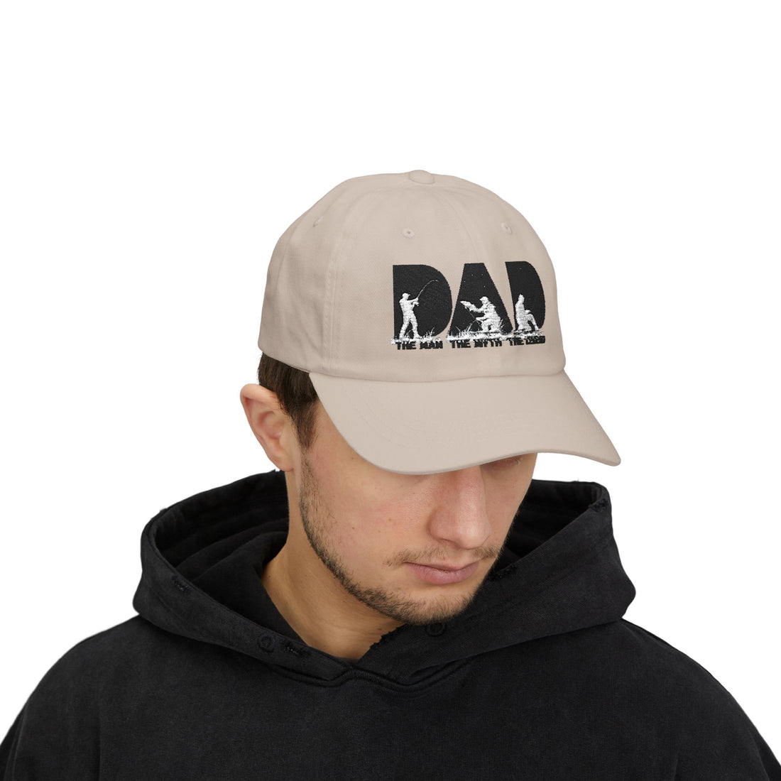 Classic Dad Cap, The Man The Myth The Legend Design, Fishing Gift for Dad, Father's Day Gift, Vintage Style Hat, Outdoor Cap