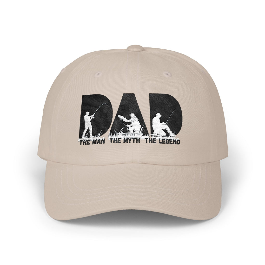 Classic Dad Cap, The Man The Myth The Legend Design, Fishing Gift for Dad, Father's Day Gift, Vintage Style Hat, Outdoor Cap
