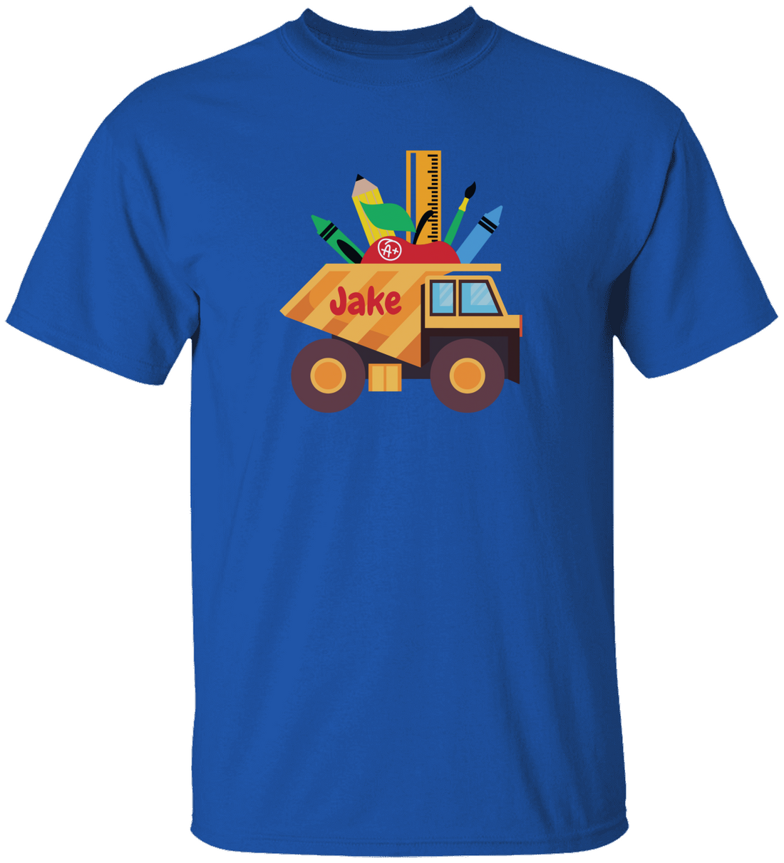 Custom Kids Construction Truck Tee