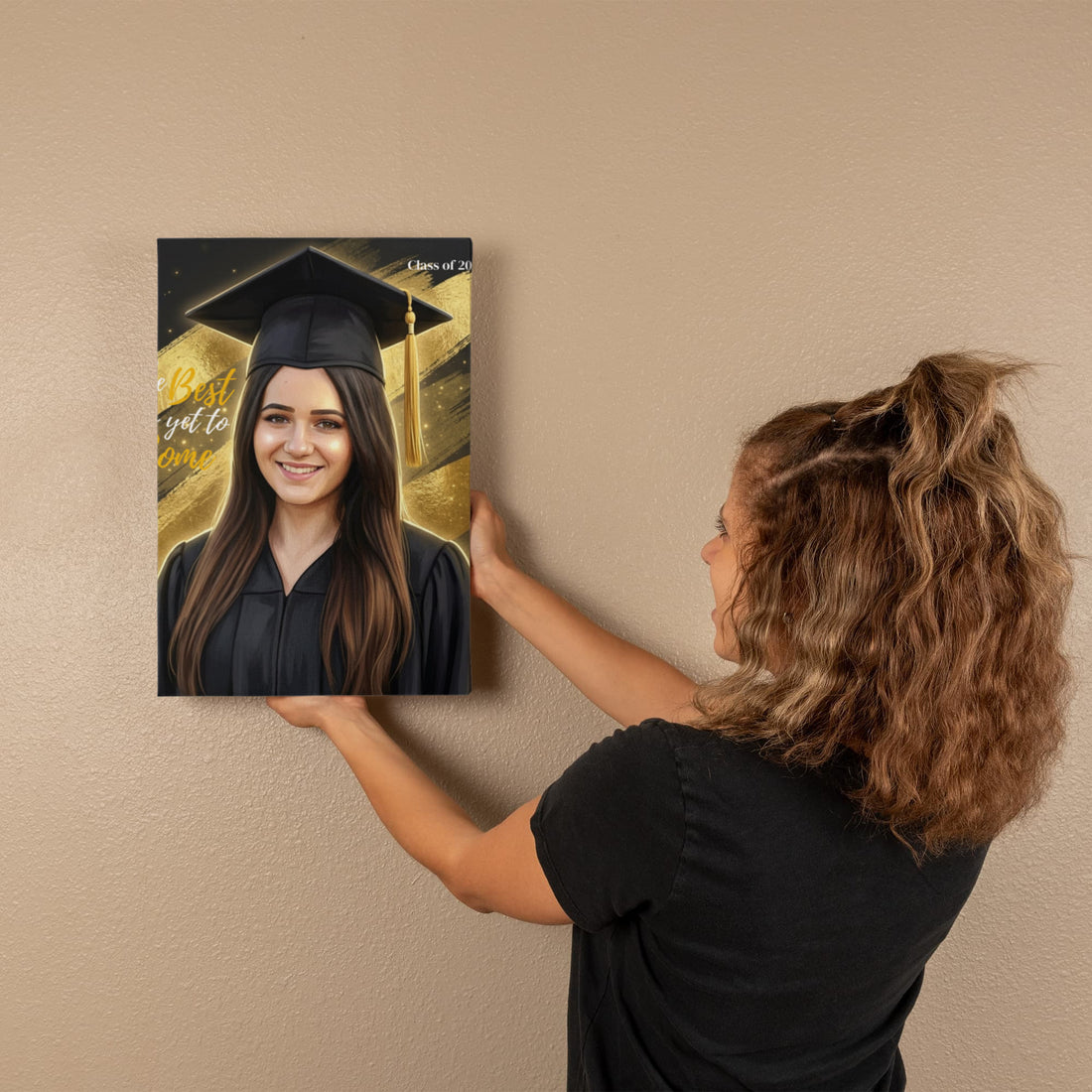 Custom Graduation Photo Gallery Wrapped Canvas, Personalized Grad Gift 2026 - Class of 2026 Keepsake