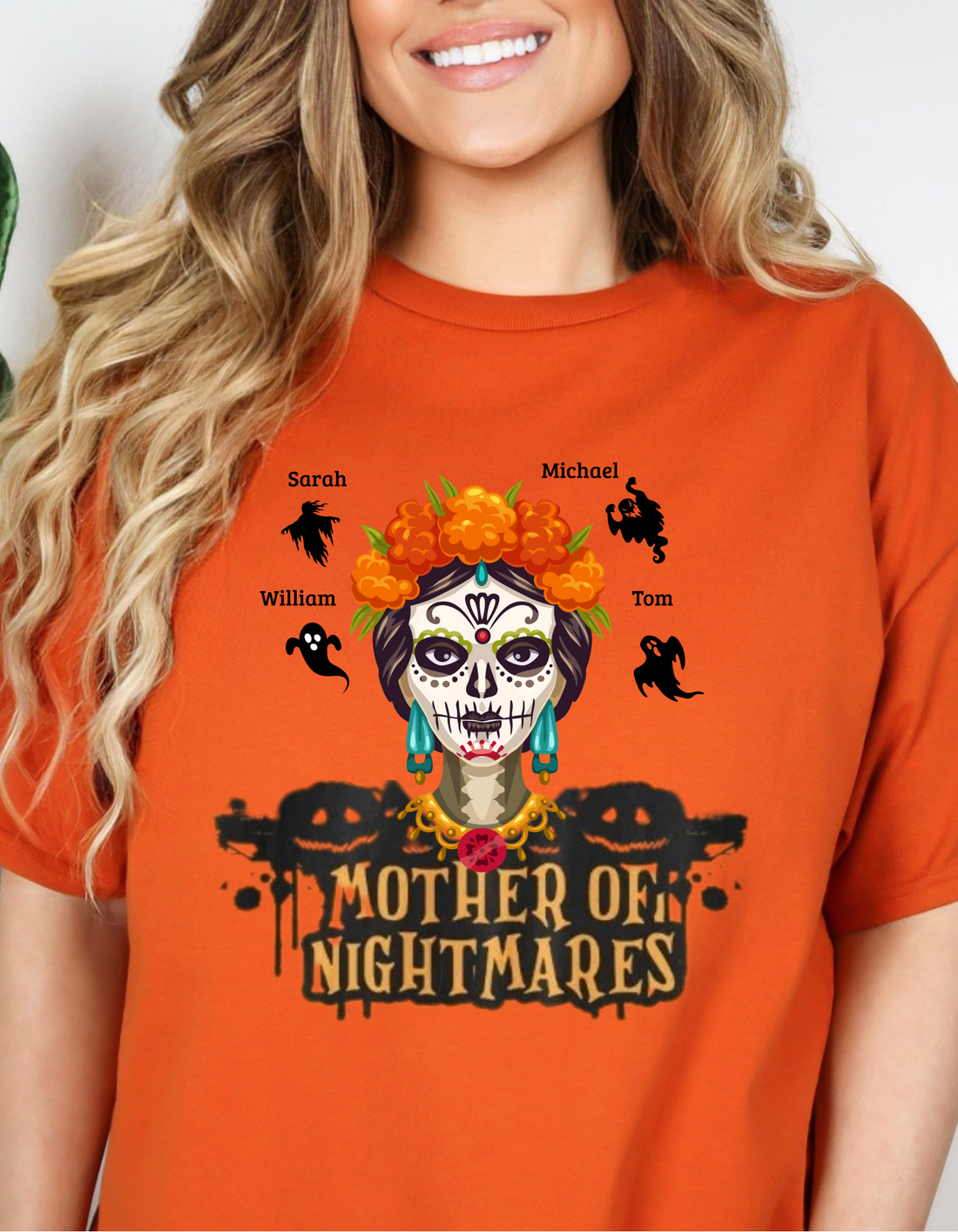 Custom "Mother of Nightmares" Halloween Funny Tee