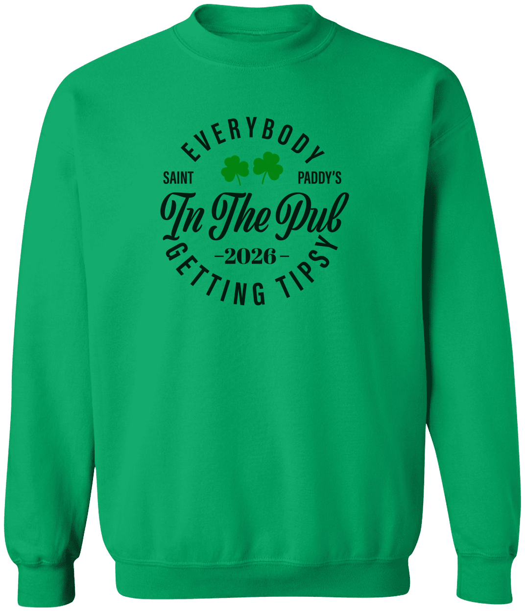 St. Patrick's Day Sweatshirt, Irish Pub Long Sleeve, Funny St. Paddy's Shirt, Shamrock Celebration