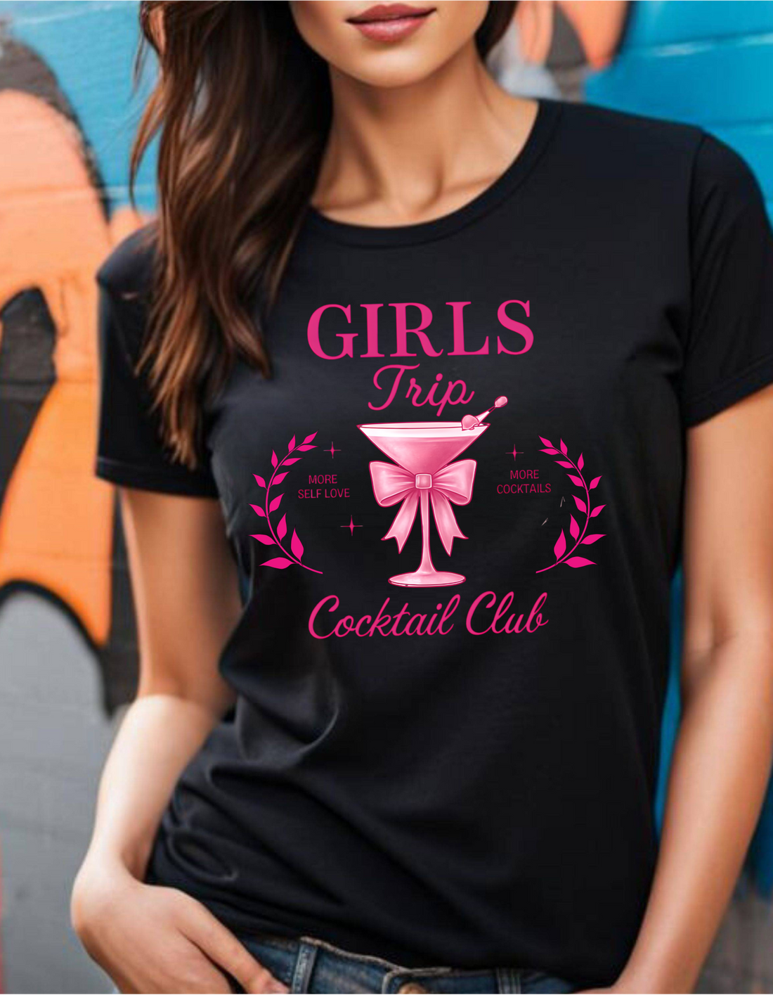 Girls Trip Cocktail Club, Girl Travel Club Tee, Summer Vibes Gift