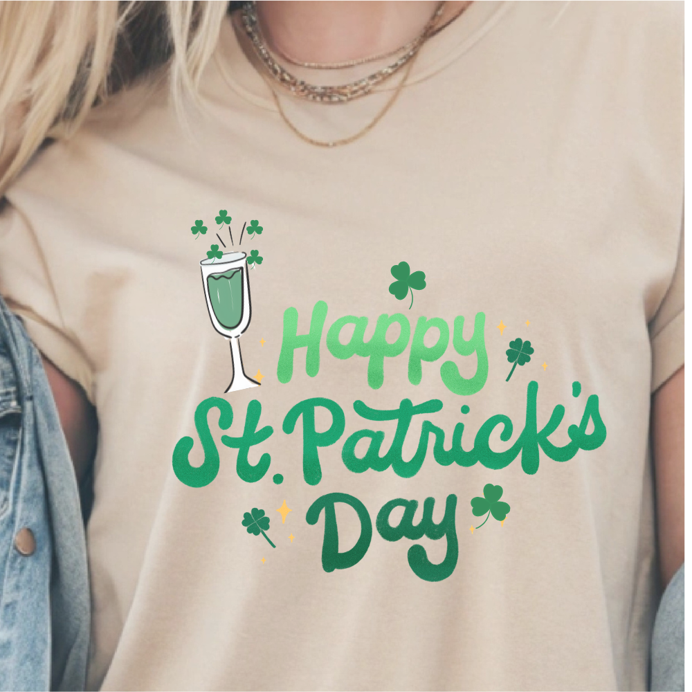 St Patrick's Day Shirt, Irish Celebration Tee, Shamrock Festival Top, Fun Holiday Apparel, Women's Festive T-Shirt, Gift