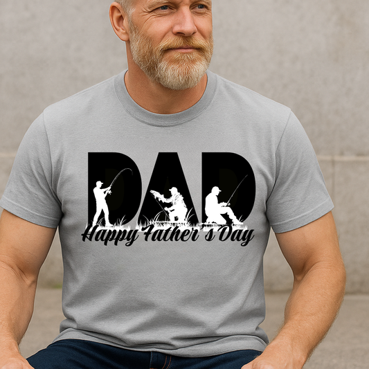 Fishing Dad T-Shirt – Happy Father’s Day Shirt | Fisherman Gift for Dad | Grandpa Fishing Tee | Outdoors Lover Shirt