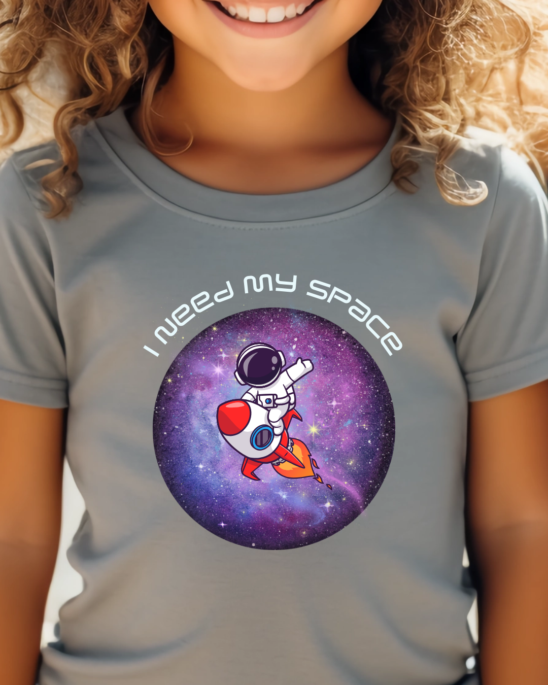 Kids Astronaut Tee, Space Adventure Shirt, Rocketship Graphic Tee, Fun Kids Gift, Cotton Blend Tee