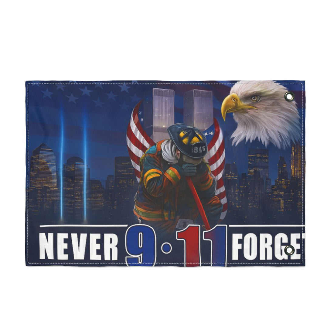 Patriotic Double-Sided House Flag | "Some Gave All"