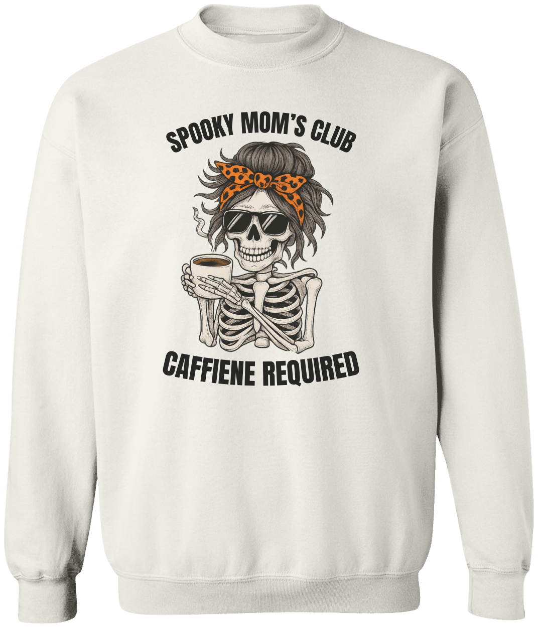 Spooky Mom's Club Sweatshirt - Cozy Halloween Wear