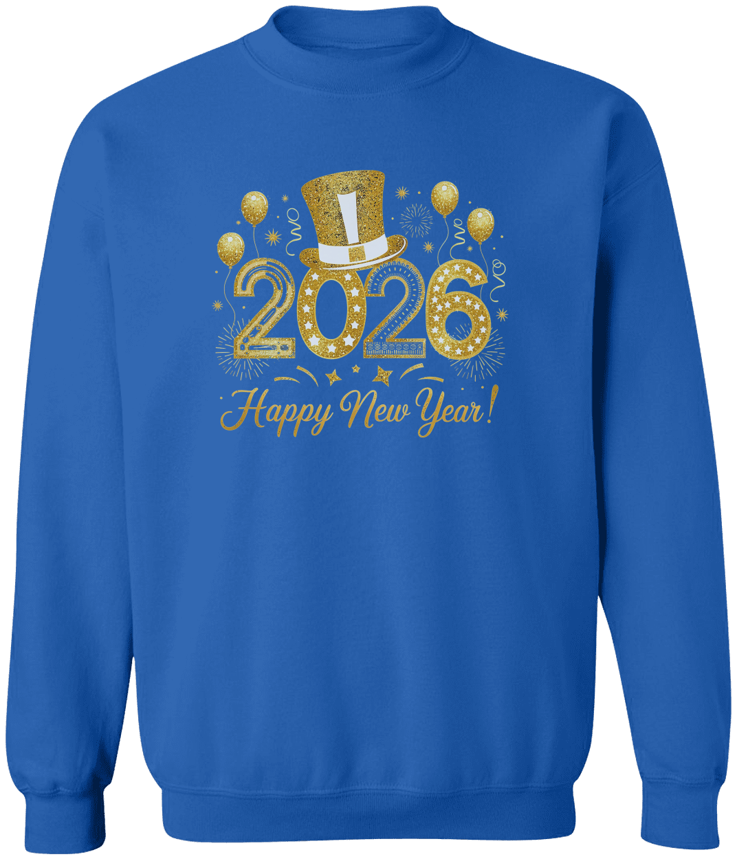 New Year's 2026 Sweatshirt, Holiday Sweatshirt, Festive New Year Apparel, Happy 2026 Crewneck