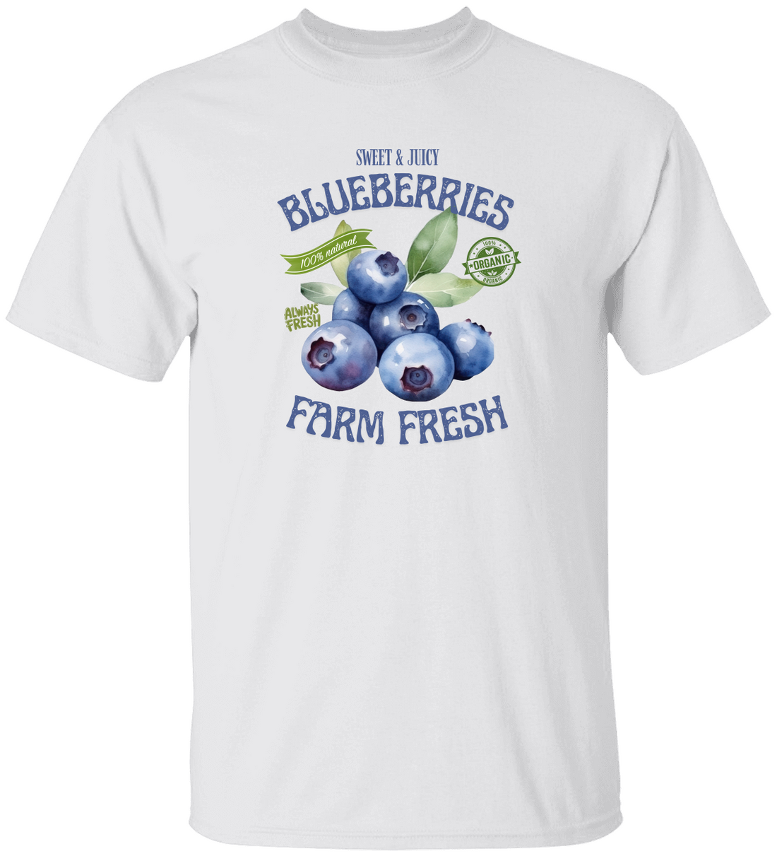 Organic Blueberry Farm Fresh Tee