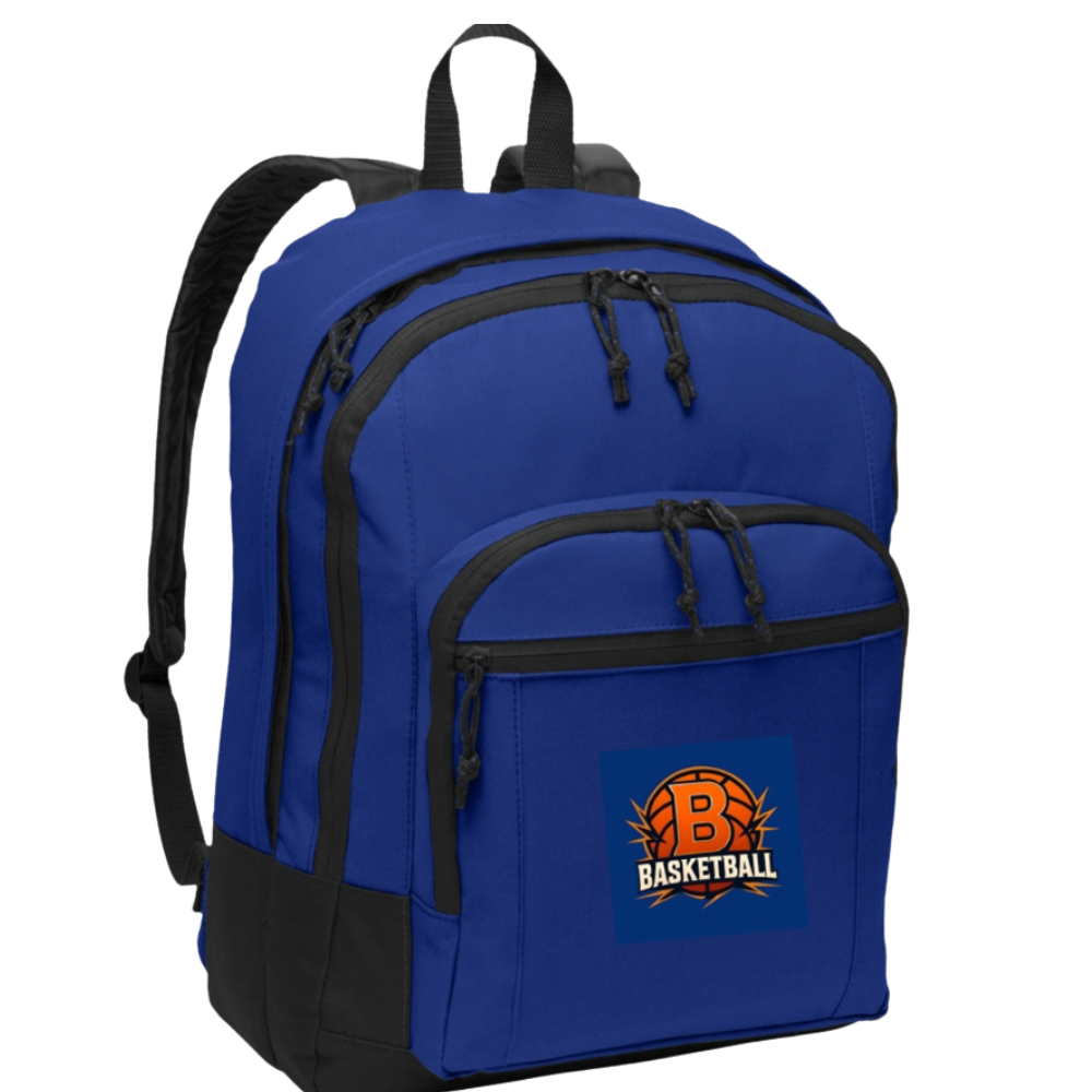 Boys' Basketball Themed Backpack - Comfortable & Durable
