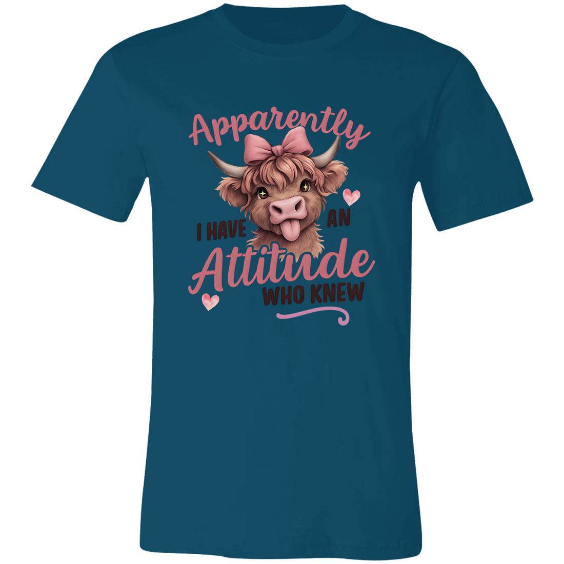 Funny Highland Cow Shirt with Sass and Style! Gift for Sassy Women!