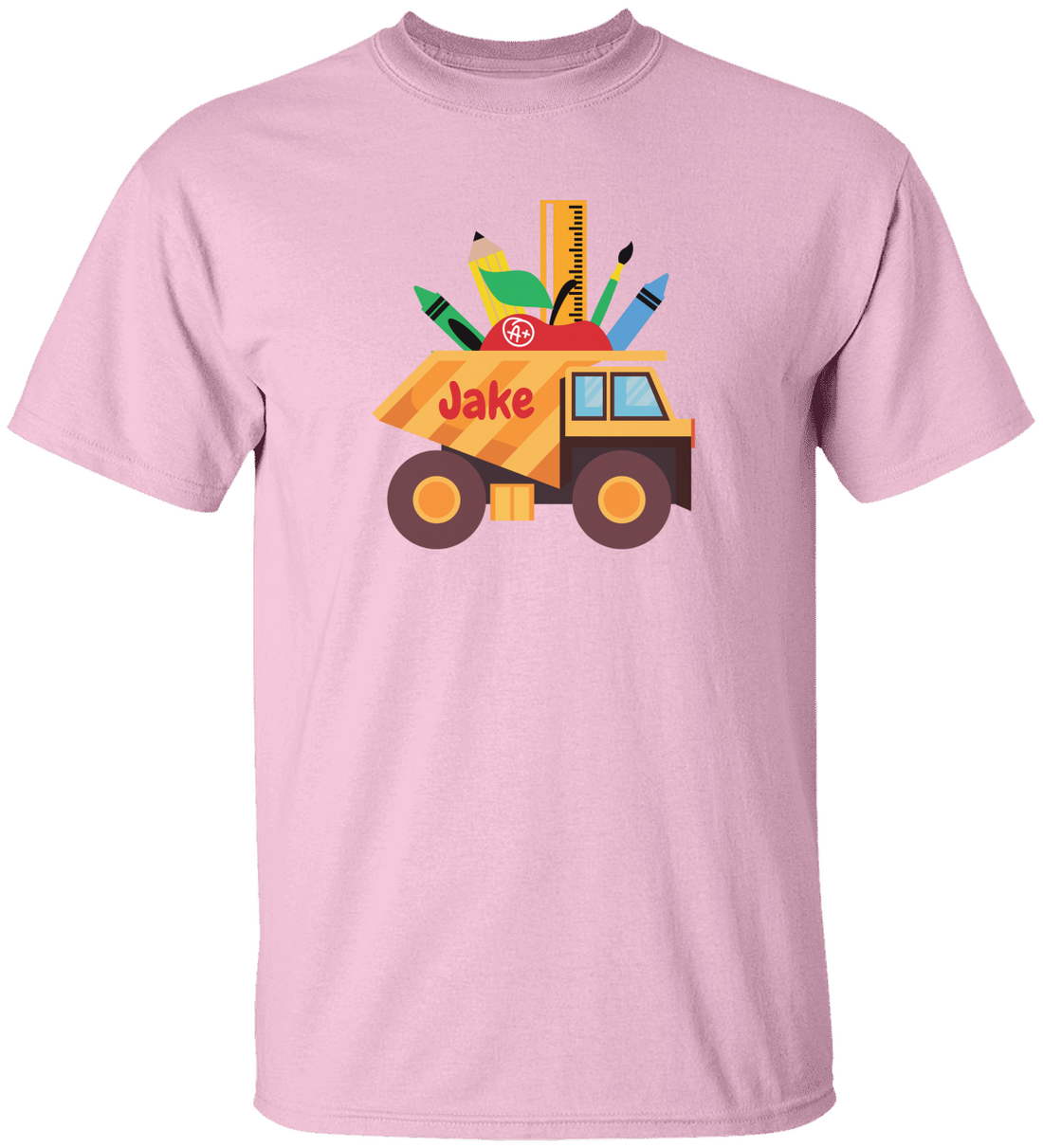 Custom Kids Construction Truck Tee