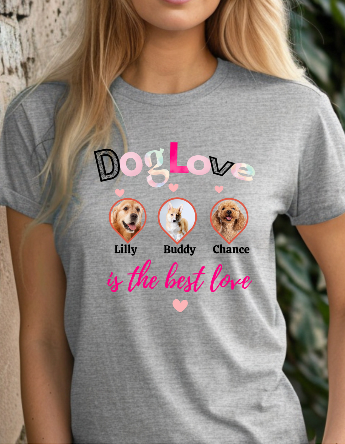 Custom Dog Lover T-Shirt, Personalized Pet Lover Tee, Pet Photo Gift