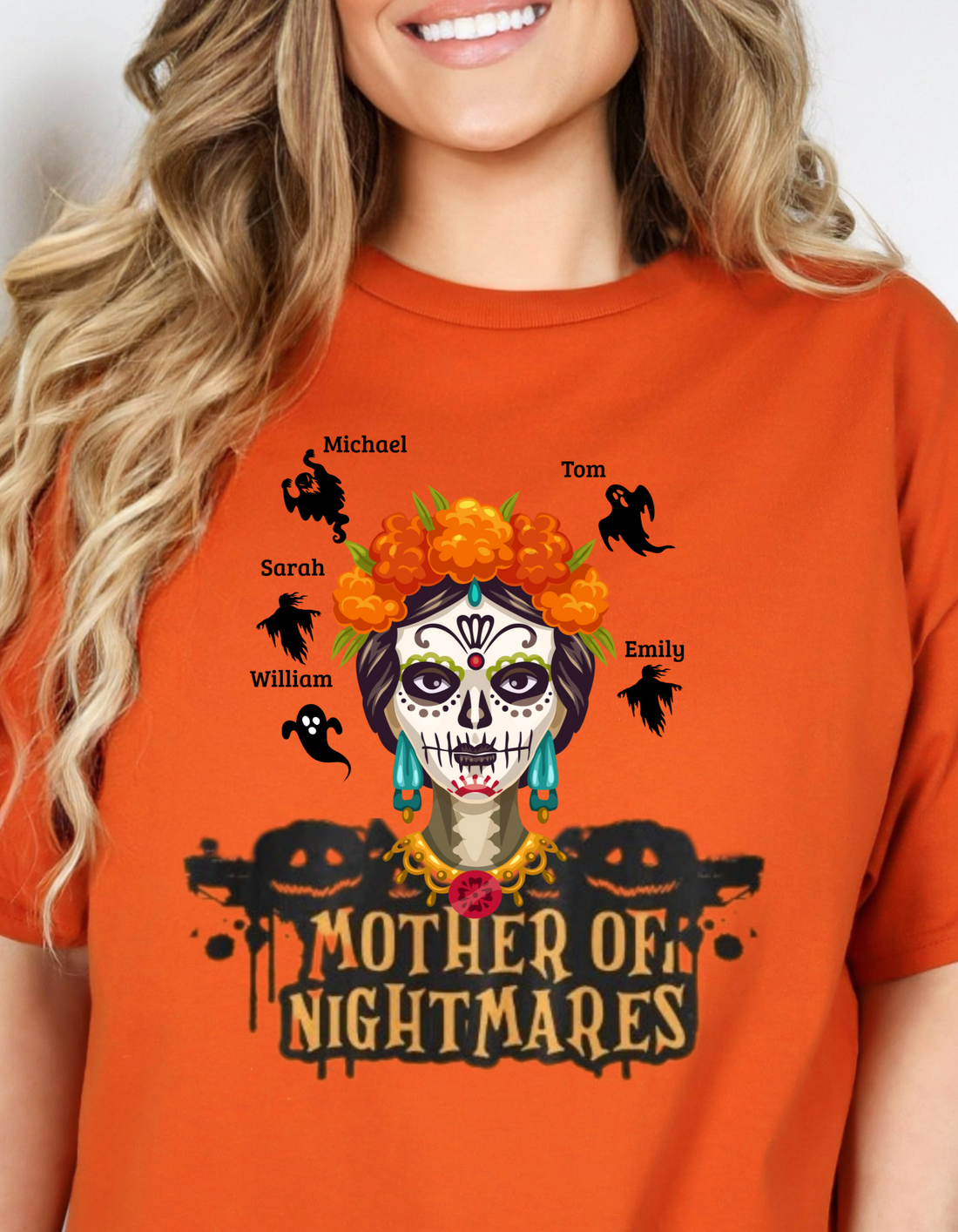 Custom "Mother of Nightmares" Halloween Funny Tee