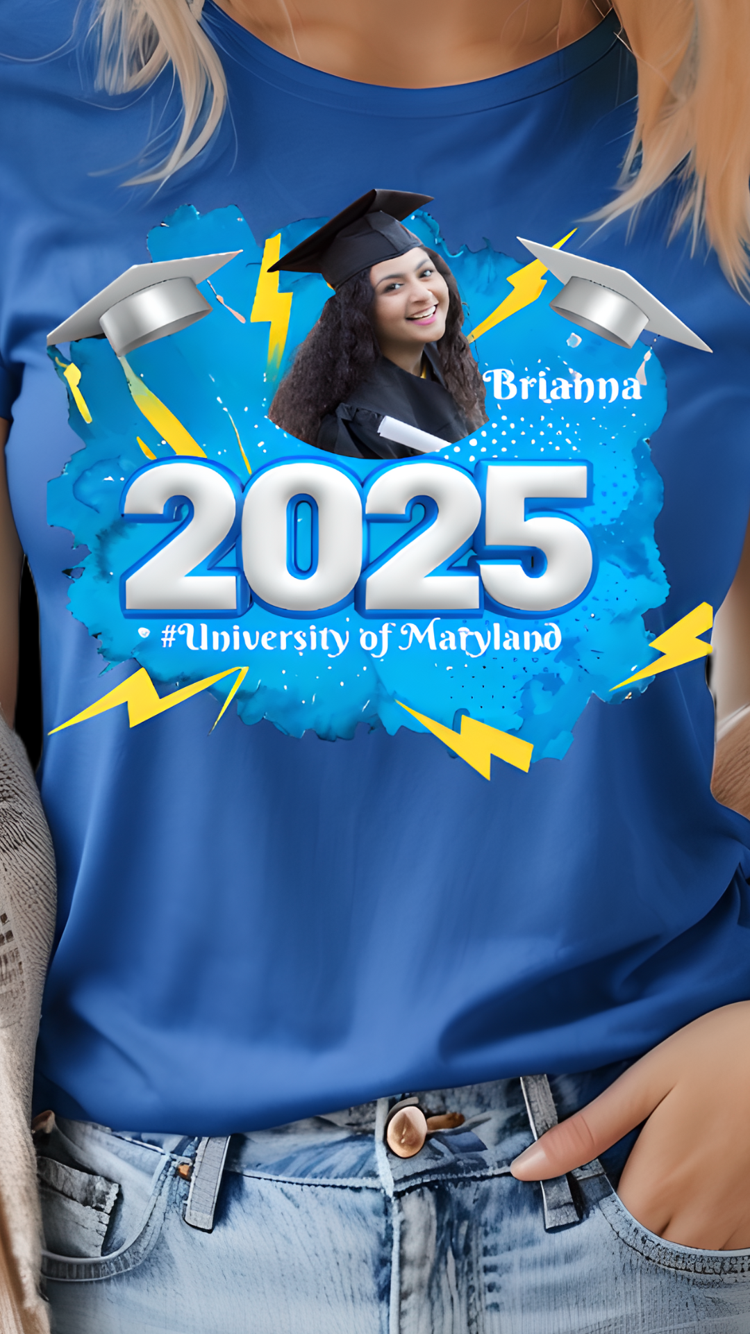 Personalized Graduation 2025 Shirts, Senior Grad Shirt, Custom Photo Tee