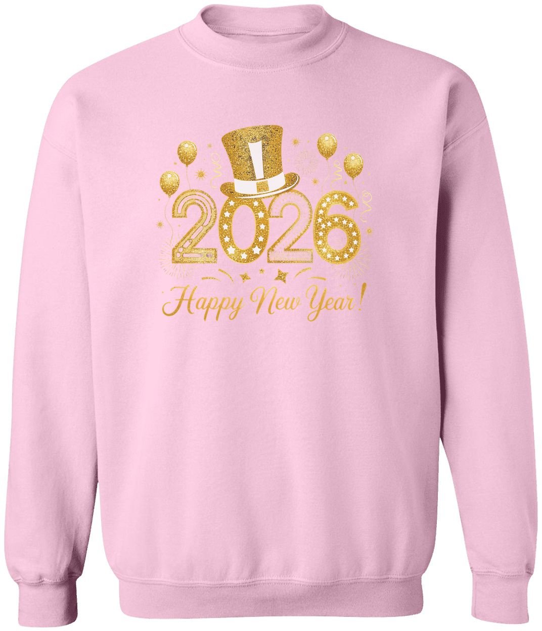 New Year's 2026 Sweatshirt, Holiday Sweatshirt, Festive New Year Apparel, Happy 2026 Crewneck
