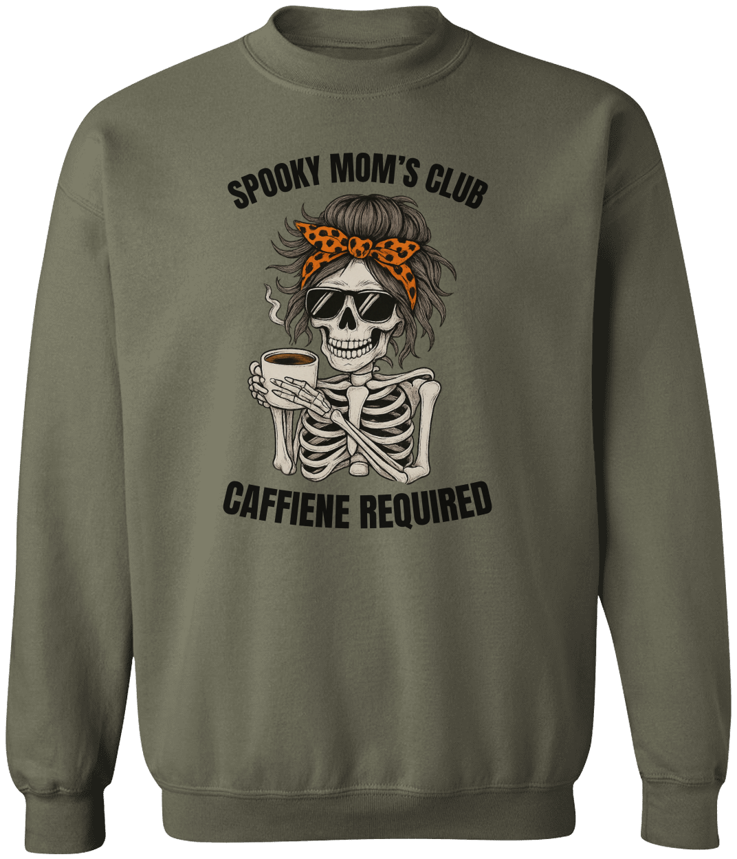 Spooky Mom's Club Sweatshirt - Cozy Halloween Wear