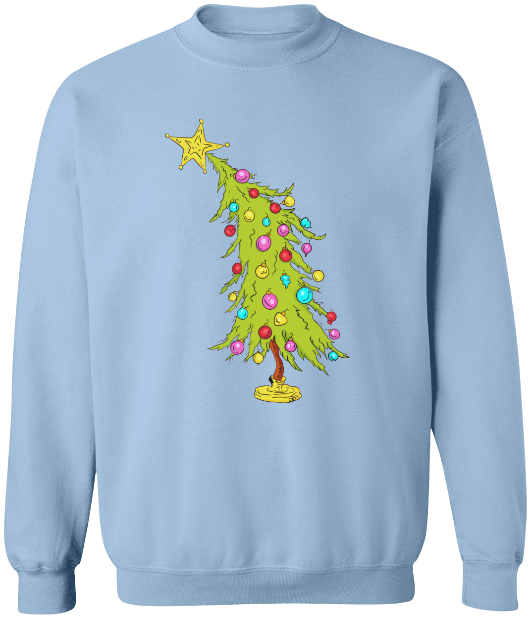 Whimsical Christmas Tree Sweatshirt | Trendy Christmas Tree Sweatshirt