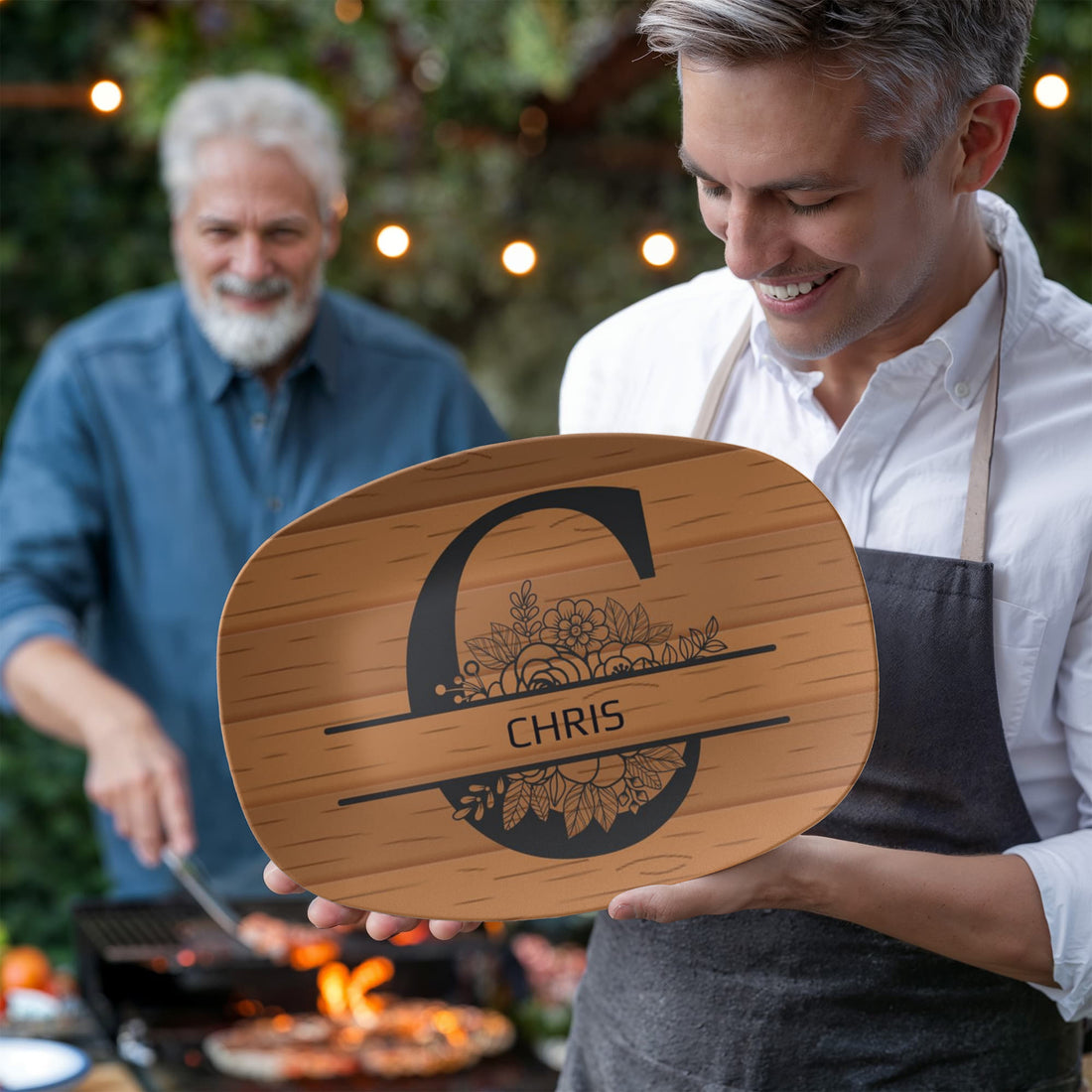 “The Personalized Platter Every Dad Will Use This Father’s Day”, “Add your family name “Customize Your Platter Below”