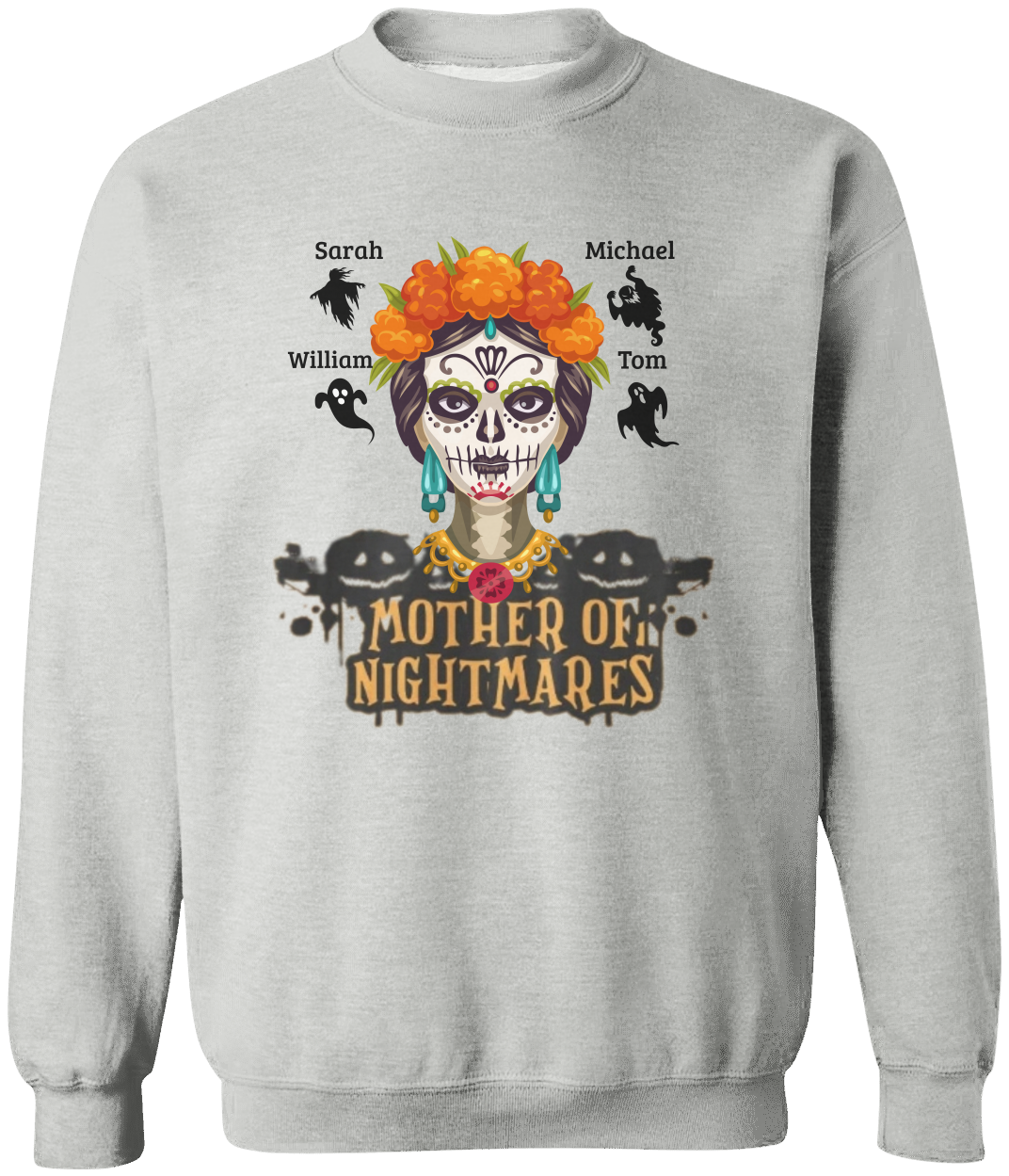 Mother of Nightmares Halloween Sweatshirt – Personalized Mom Sweatshirt