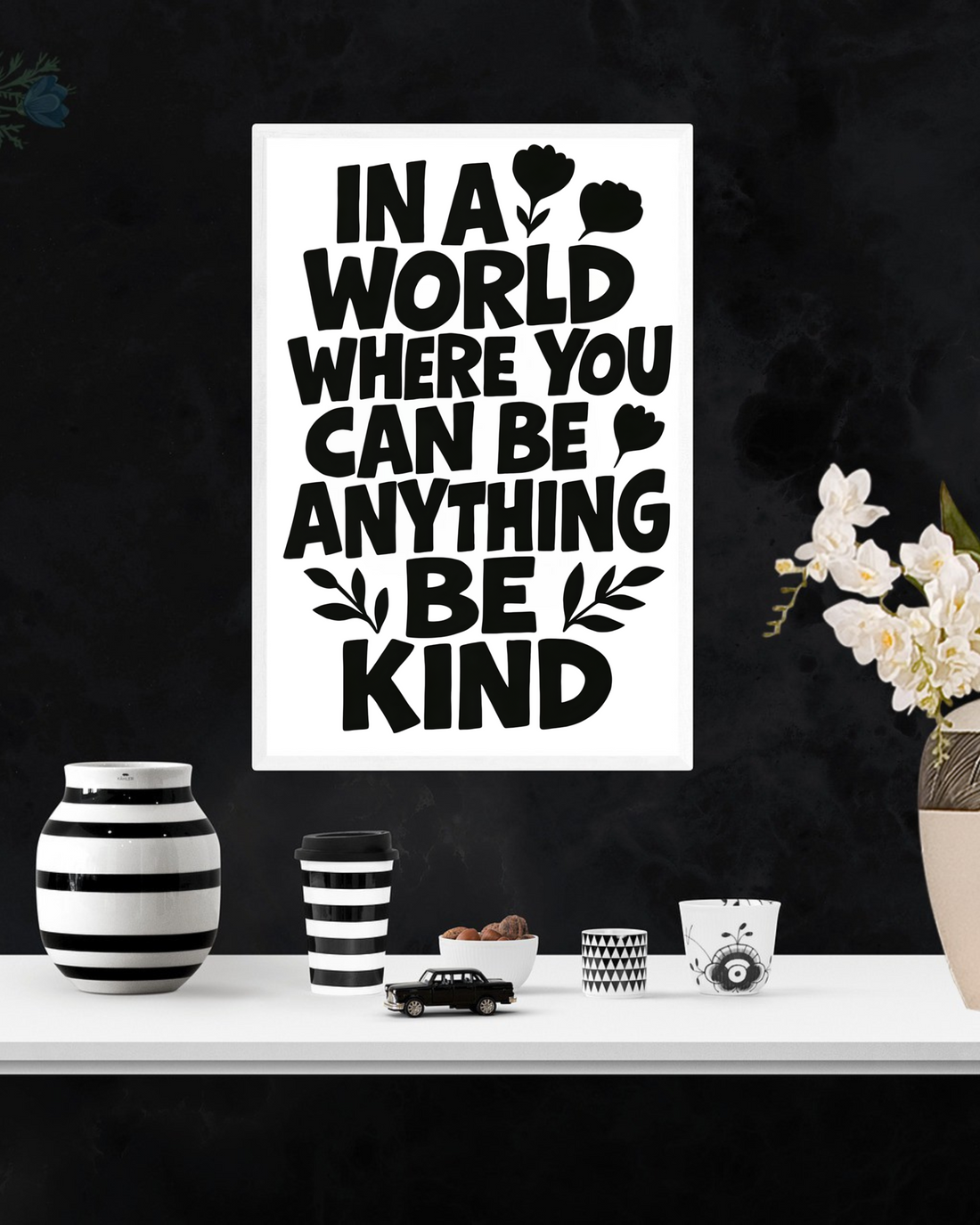 Motivational Wall Art Positive Affirmations Portrait Frame Photo Tile