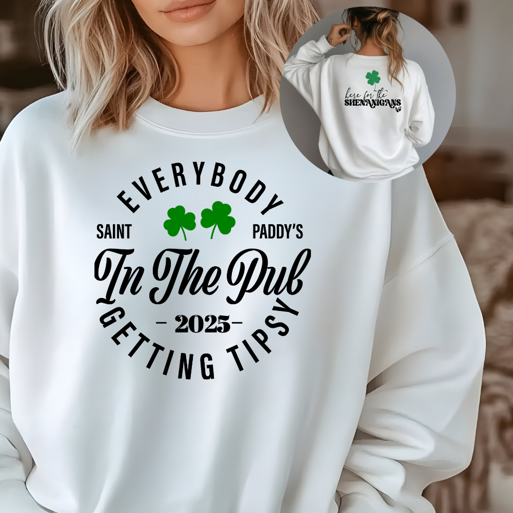 St. Paddy's Day "Everybody at the Pub" L/S Sweatshirt!