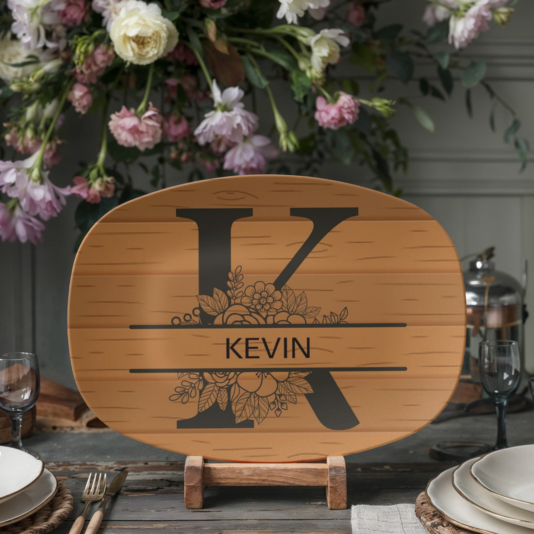 “The Personalized Platter Every Dad Will Use This Father’s Day”, “Add your family name “Customize Your Platter Below”