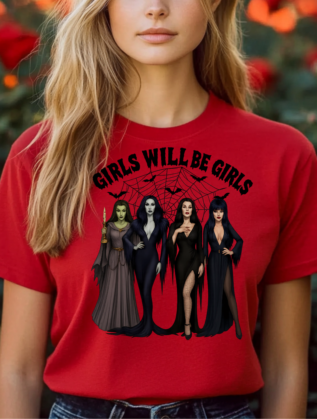 Funny  "Girls Will Be Girls" Halloween Sweatshirt!