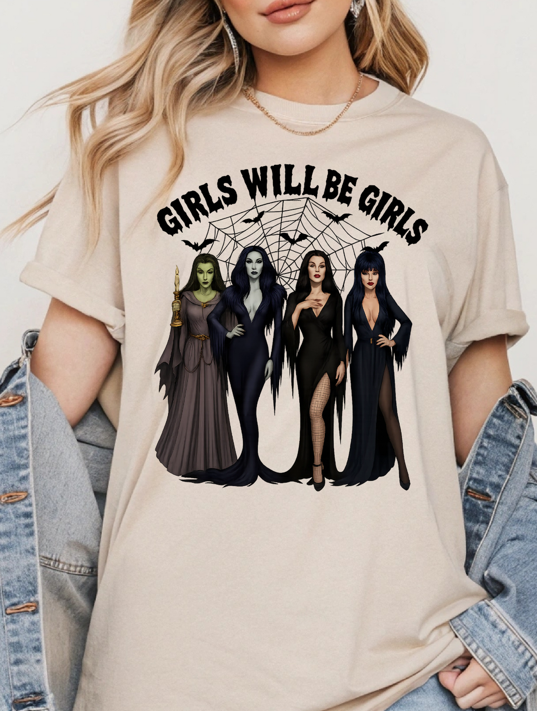 Funny  "Girls Will Be Girls" Halloween Sweatshirt!