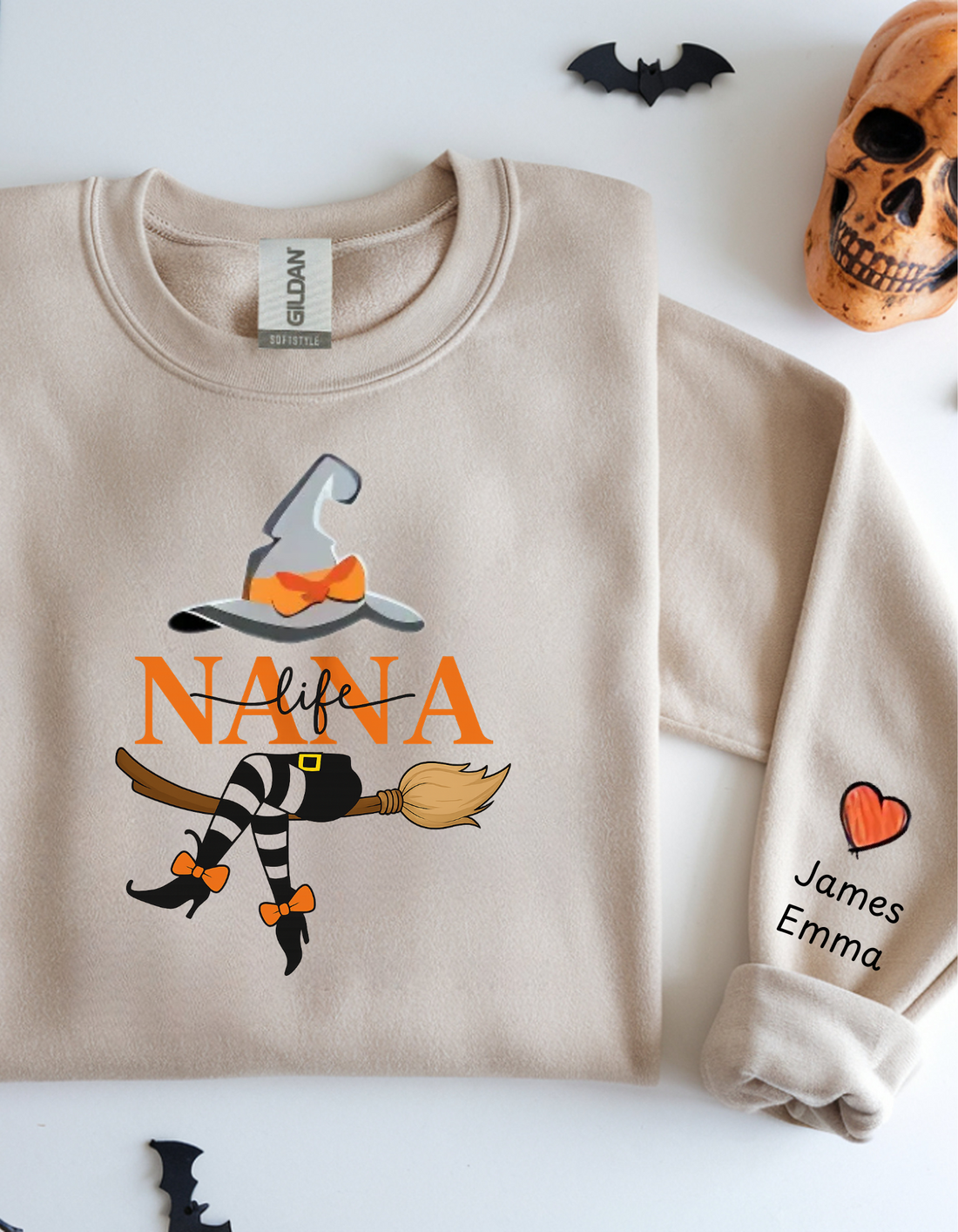 Personalized Nana Life Halloween Sweatshirt