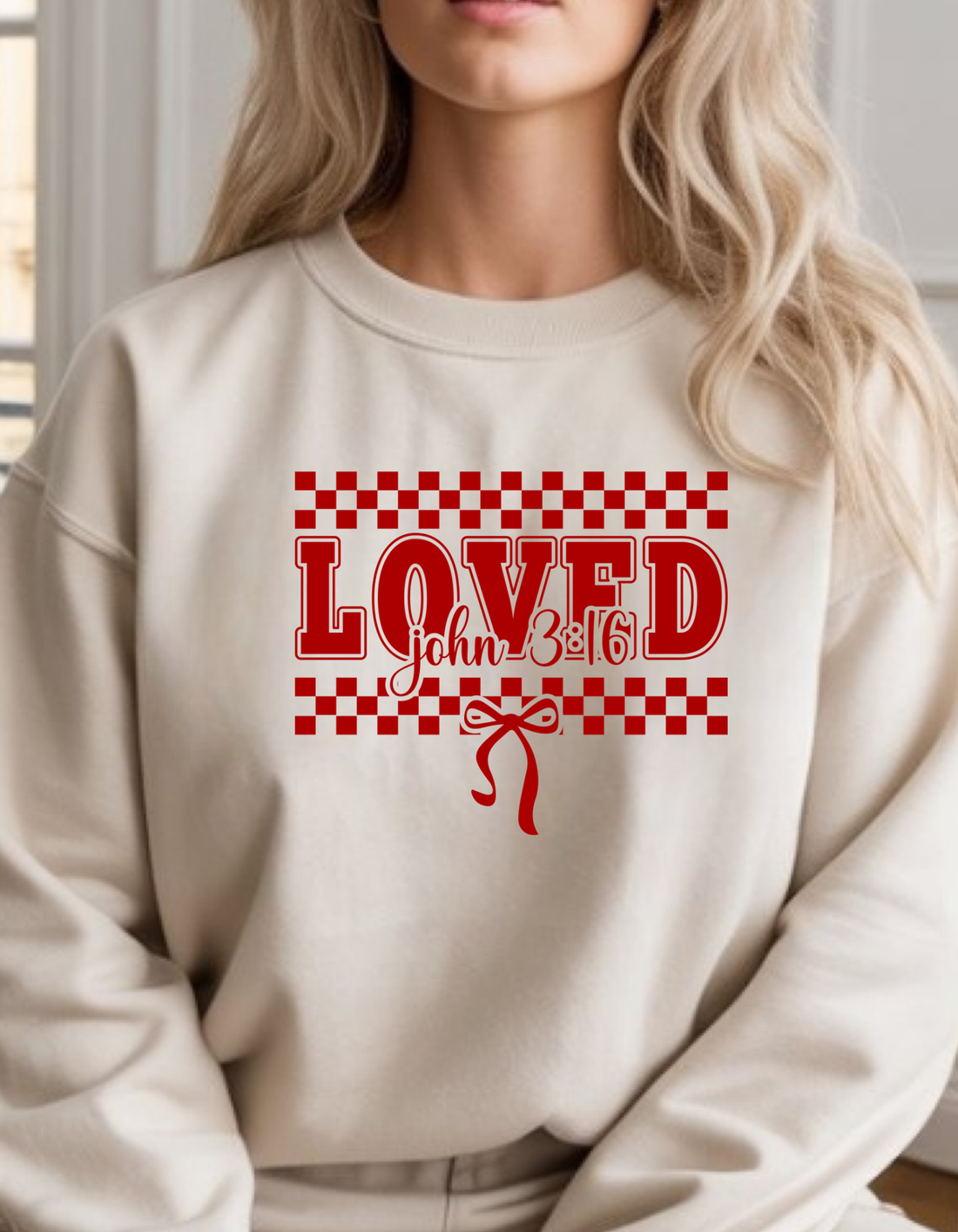 Valentine You are "LOVED" Pullover Sweatshirt | Gift for your loved ones!