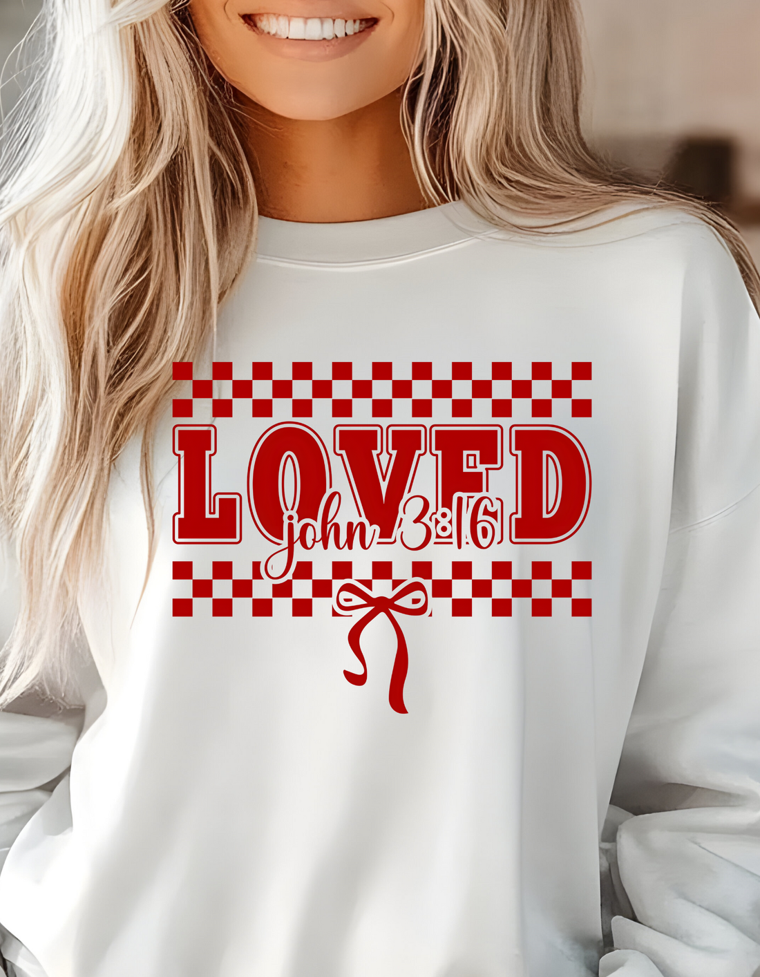 Valentine You are "LOVED" Pullover Sweatshirt | Gift for your loved ones!