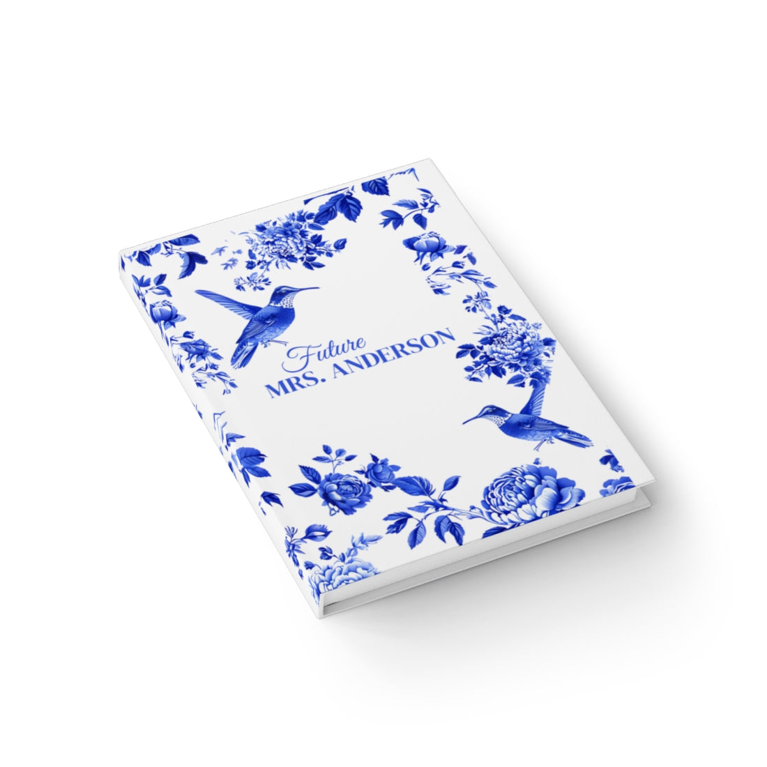 Personalized Floral Hardcover Journal for Brides