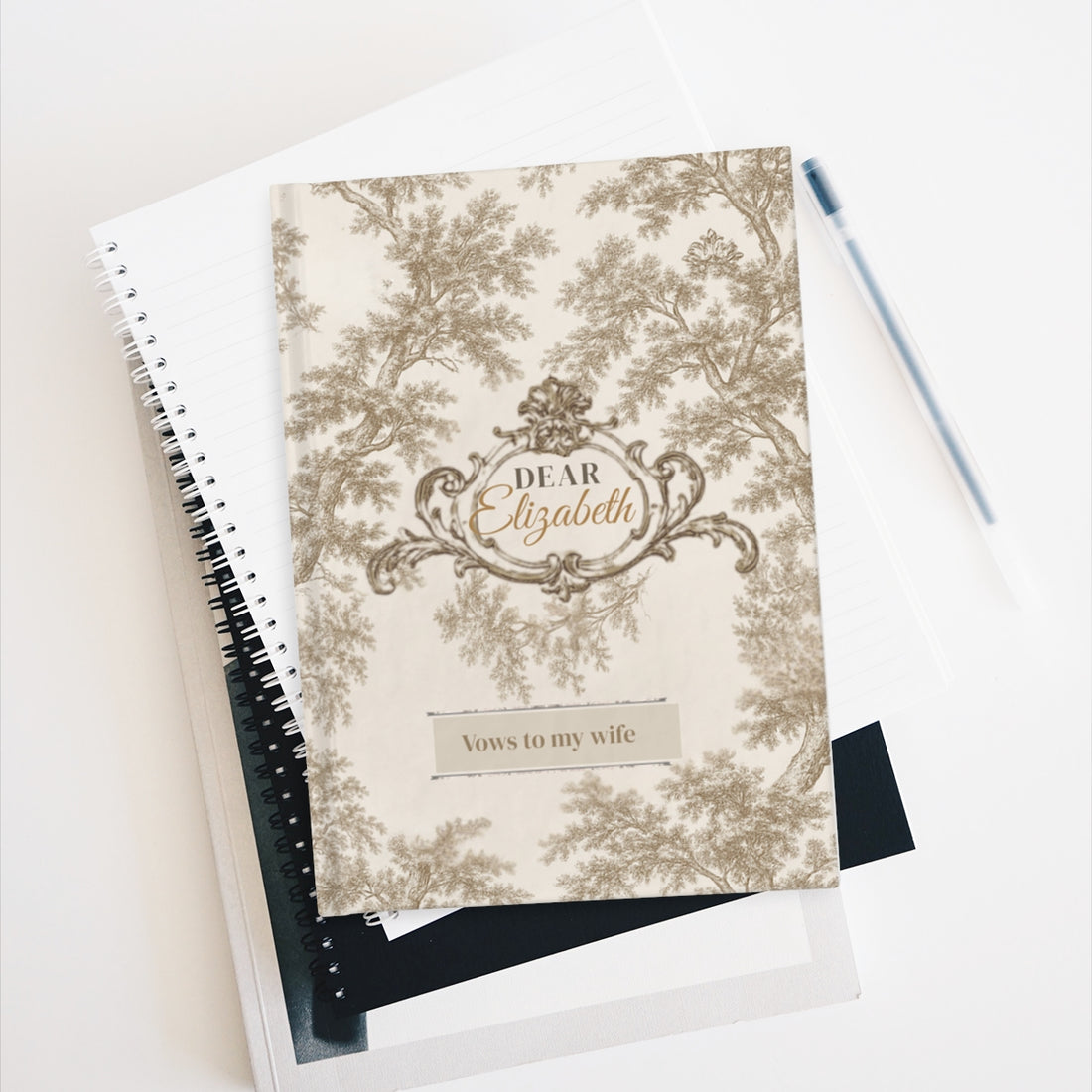 Wedding Vow Books His And Her Vow Books Custom Elegant Wedding Keepsake