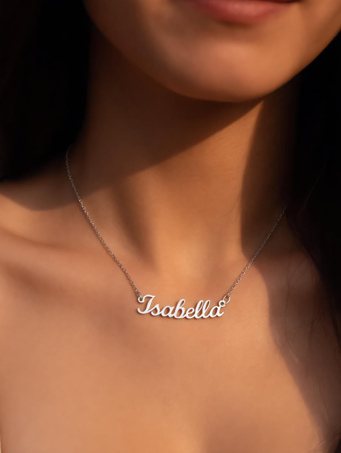 Personalized “To My Granddaughter” Name Necklace – Heartfelt Gift From Grandpa with Inspirational Message Card