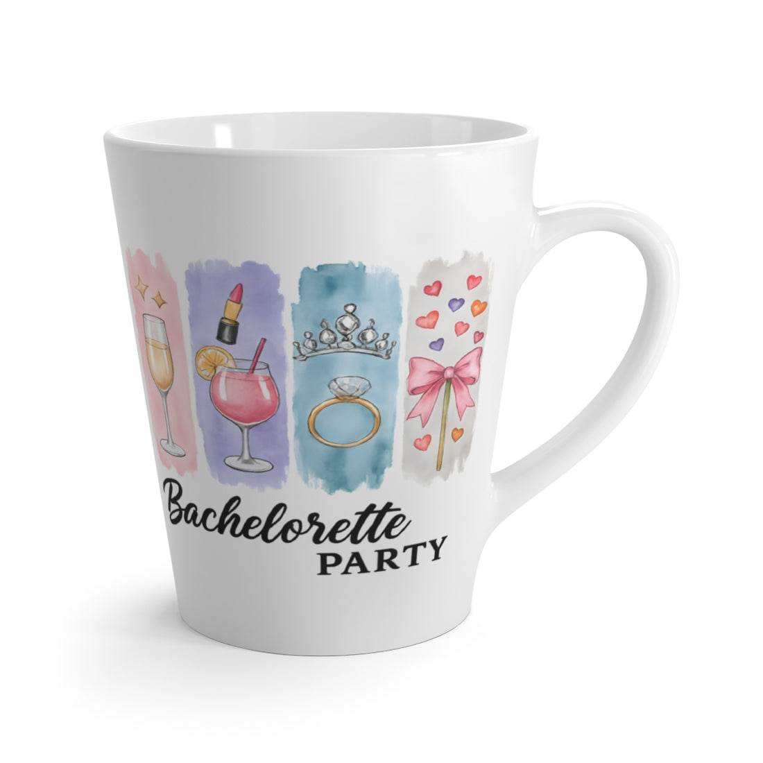 Custom Bachelorette Party Latte Mug | Matching Tote Bag