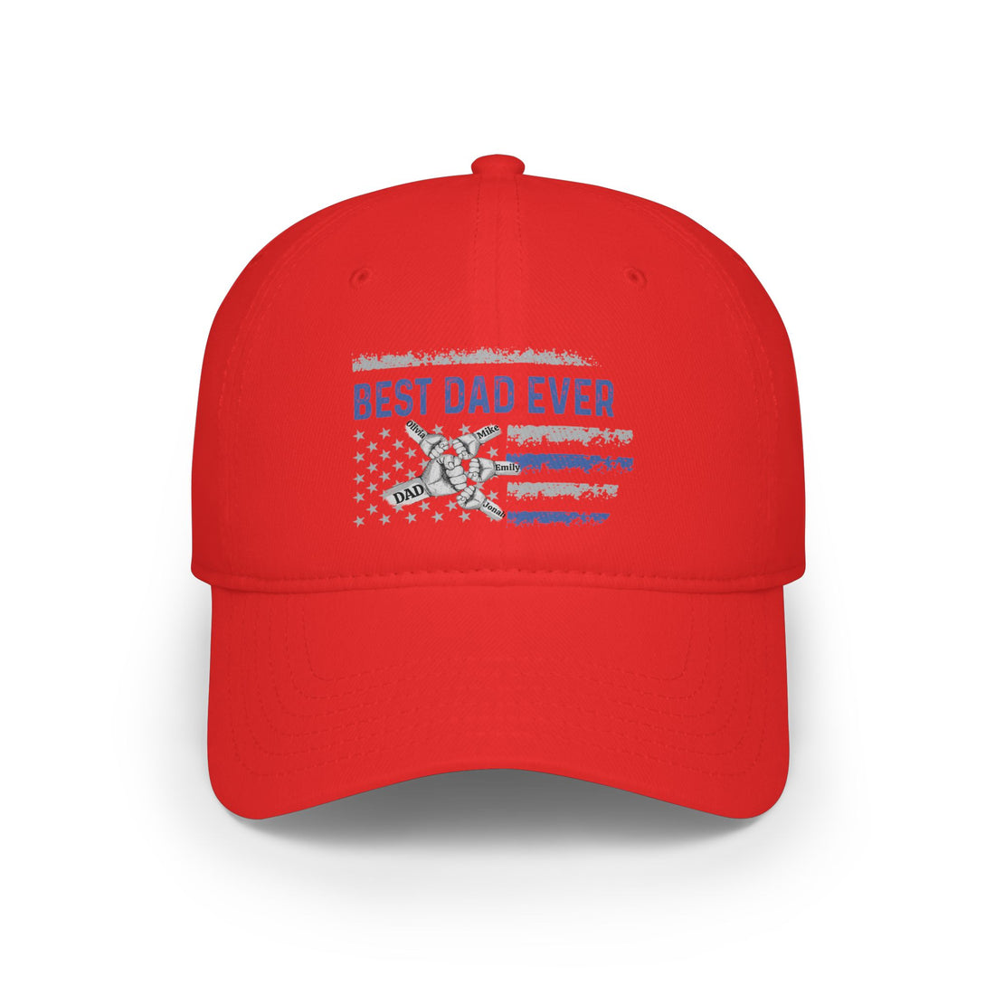 Best Dad Ever Baseball Cap, Gift for Dad, Father's Day Gift, Custom Cotton Hat, Adjustable Low-Profile Cap, Dad Appreciation Gift