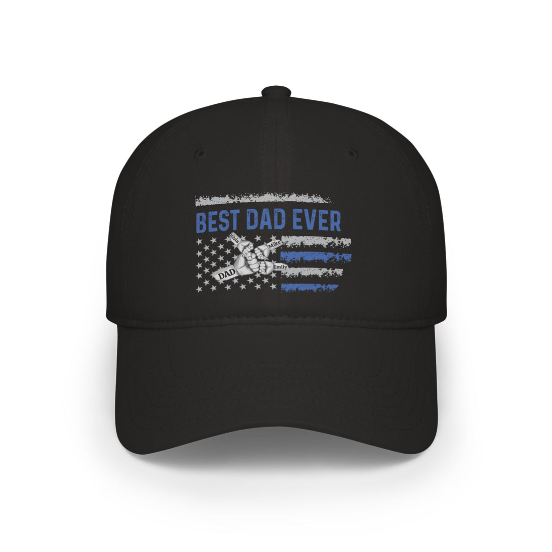 Best Dad Ever Baseball Cap, Gift for Dad, Father's Day Gift, Custom Cotton Hat, Adjustable Low-Profile Cap, Dad Appreciation Gift