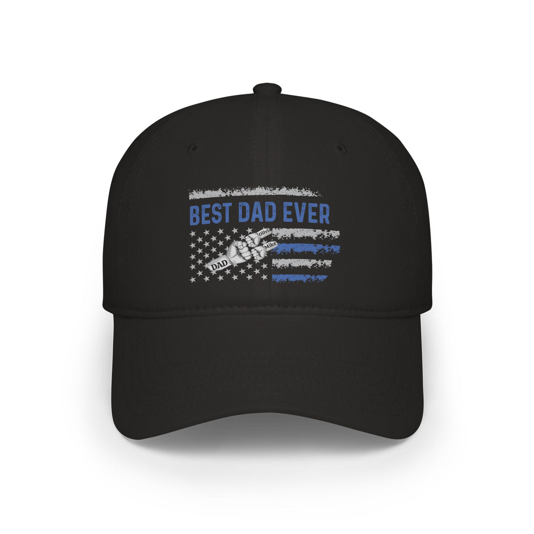 Best Dad Ever Baseball Cap, Gift for Dad, Father's Day Gift, Custom Cotton Hat, Adjustable Low-Profile Cap, Dad Appreciation Gift
