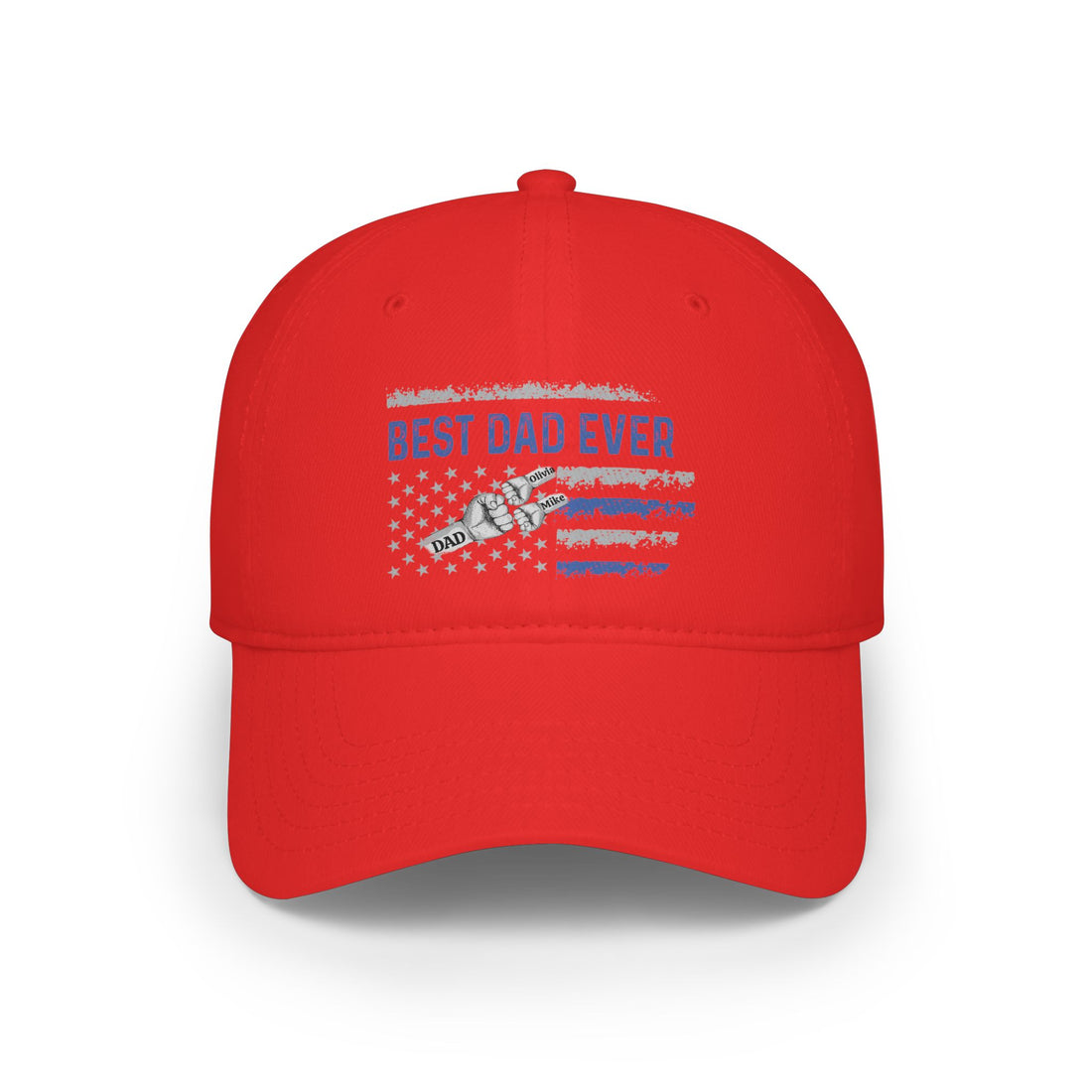 Best Dad Ever Baseball Cap, Gift for Dad, Father's Day Gift, Custom Cotton Hat, Adjustable Low-Profile Cap, Dad Appreciation Gift