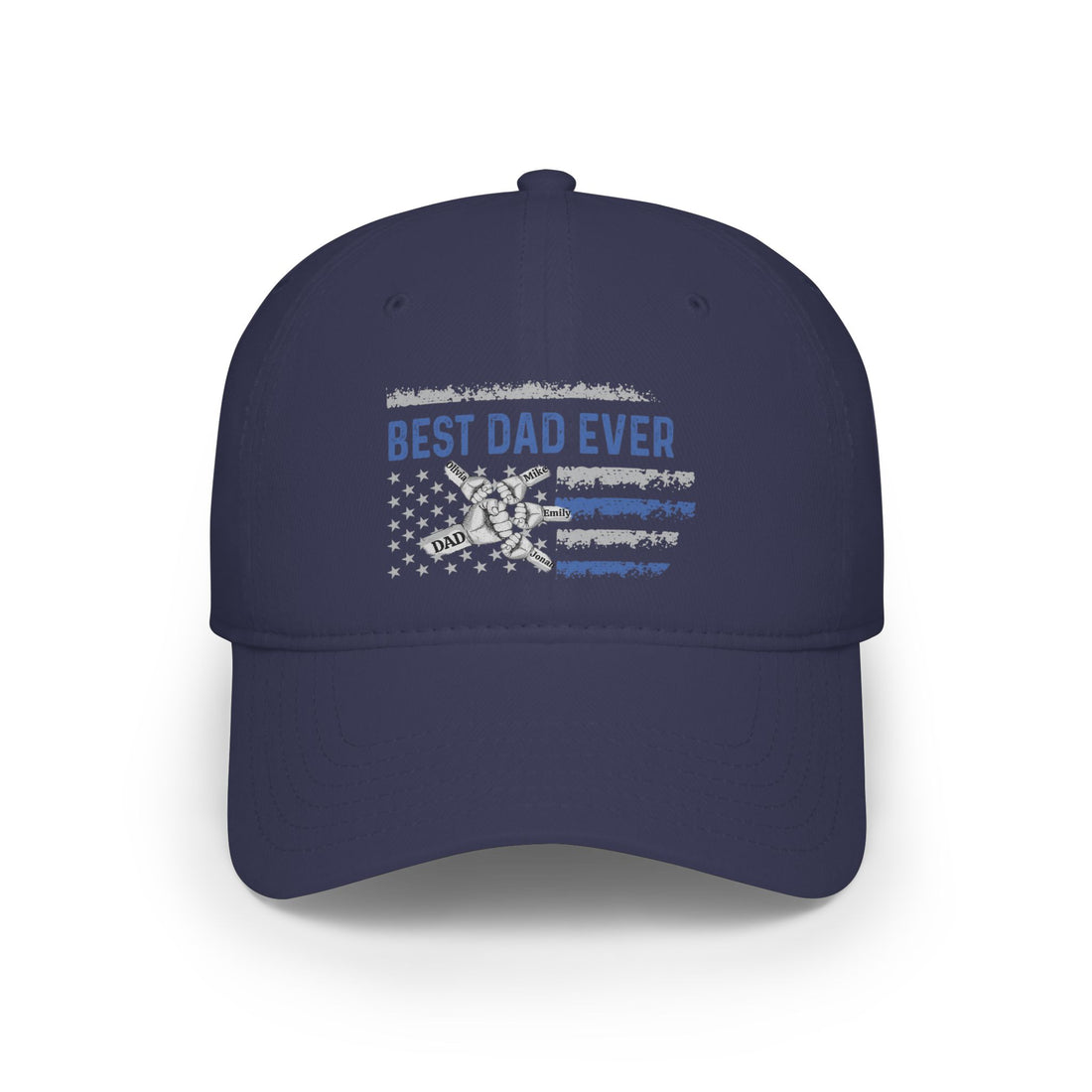 Best Dad Ever Baseball Cap, Gift for Dad, Father's Day Gift, Custom Cotton Hat, Adjustable Low-Profile Cap, Dad Appreciation Gift