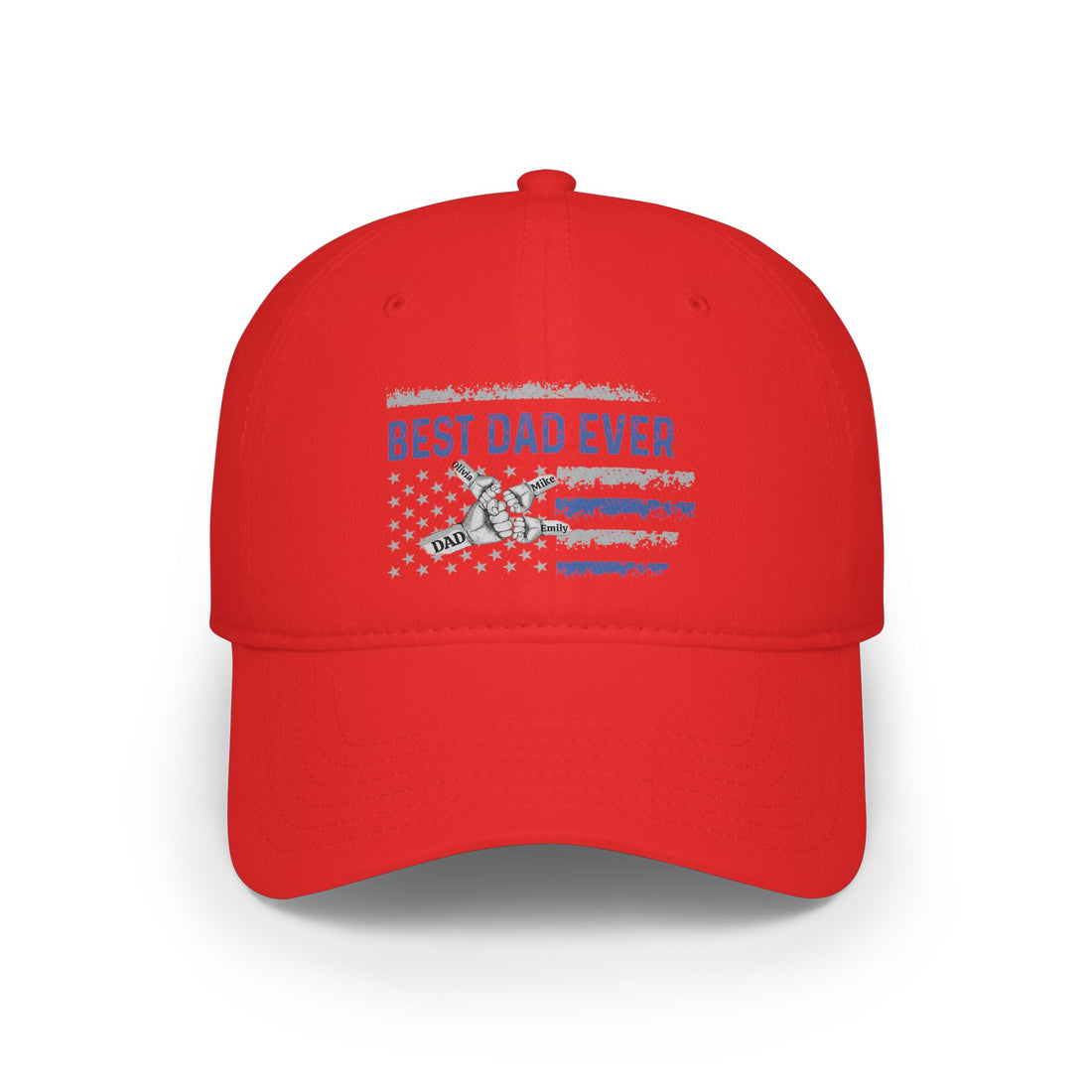 Best Dad Ever Baseball Cap, Gift for Dad, Father's Day Gift, Custom Cotton Hat, Adjustable Low-Profile Cap, Dad Appreciation Gift