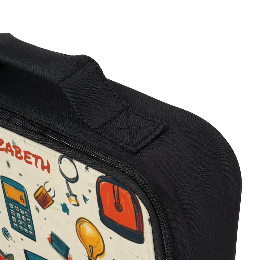 Personalized Back to School Kids playful collage | Lunch Bag