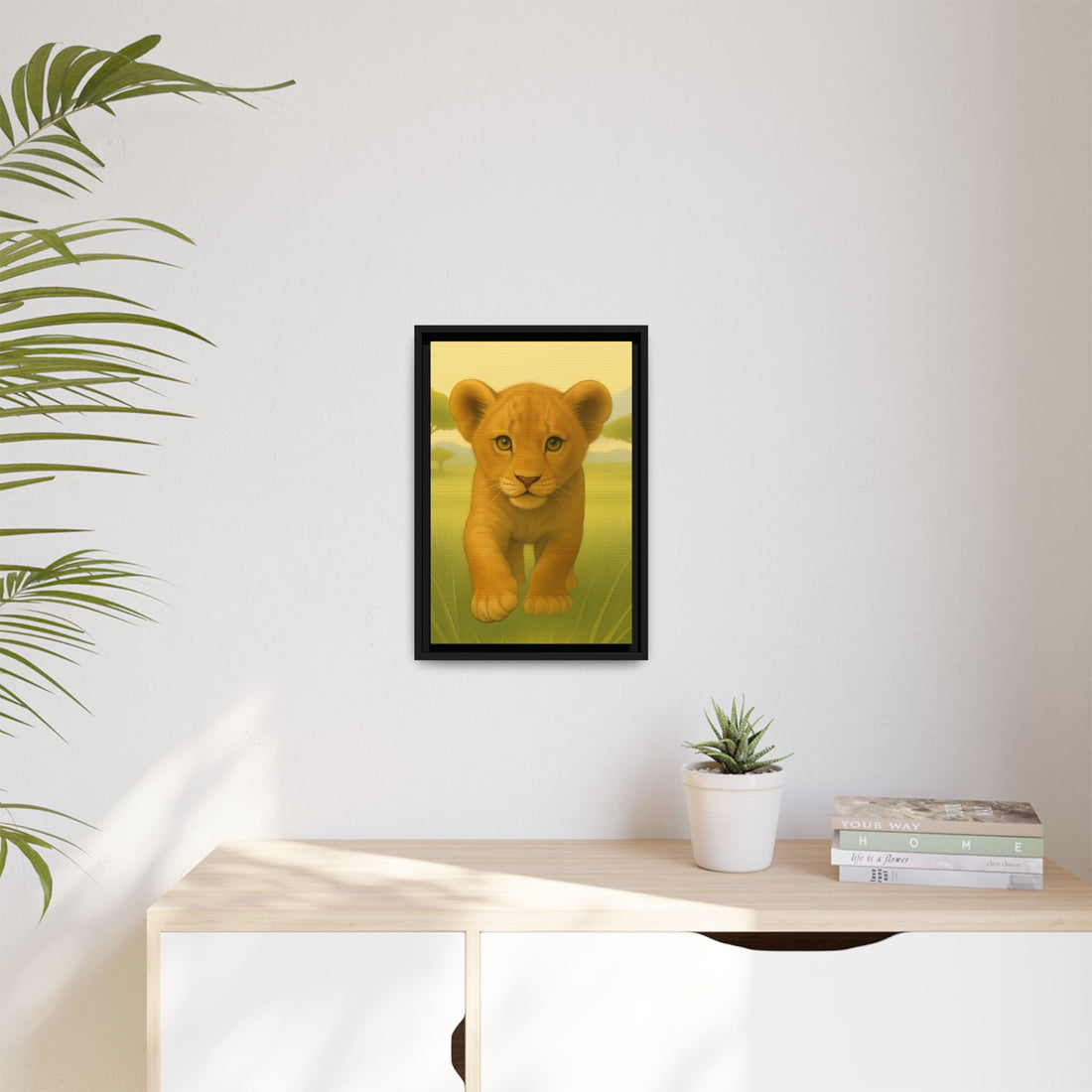 Safari Animal Nursery Prints: Watercolor Lion, Giraffe, Elephant Art