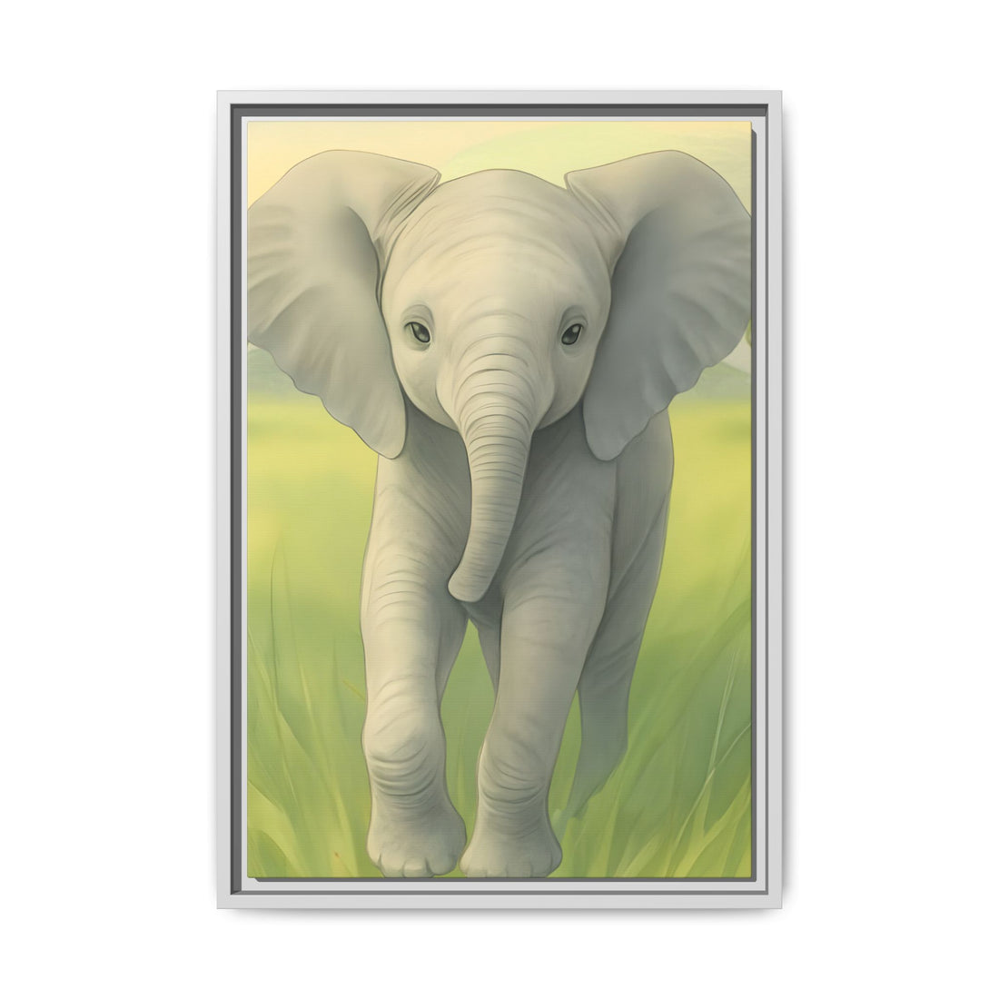 Safari Animal Nursery Prints: Watercolor Lion, Giraffe, Elephant Art