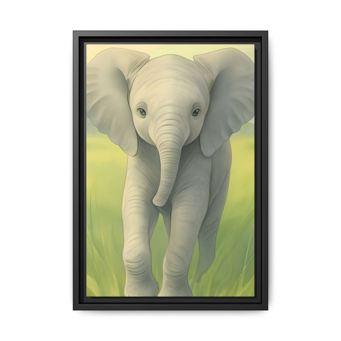 Safari Animal Nursery Prints: Watercolor Lion, Giraffe, Elephant Art