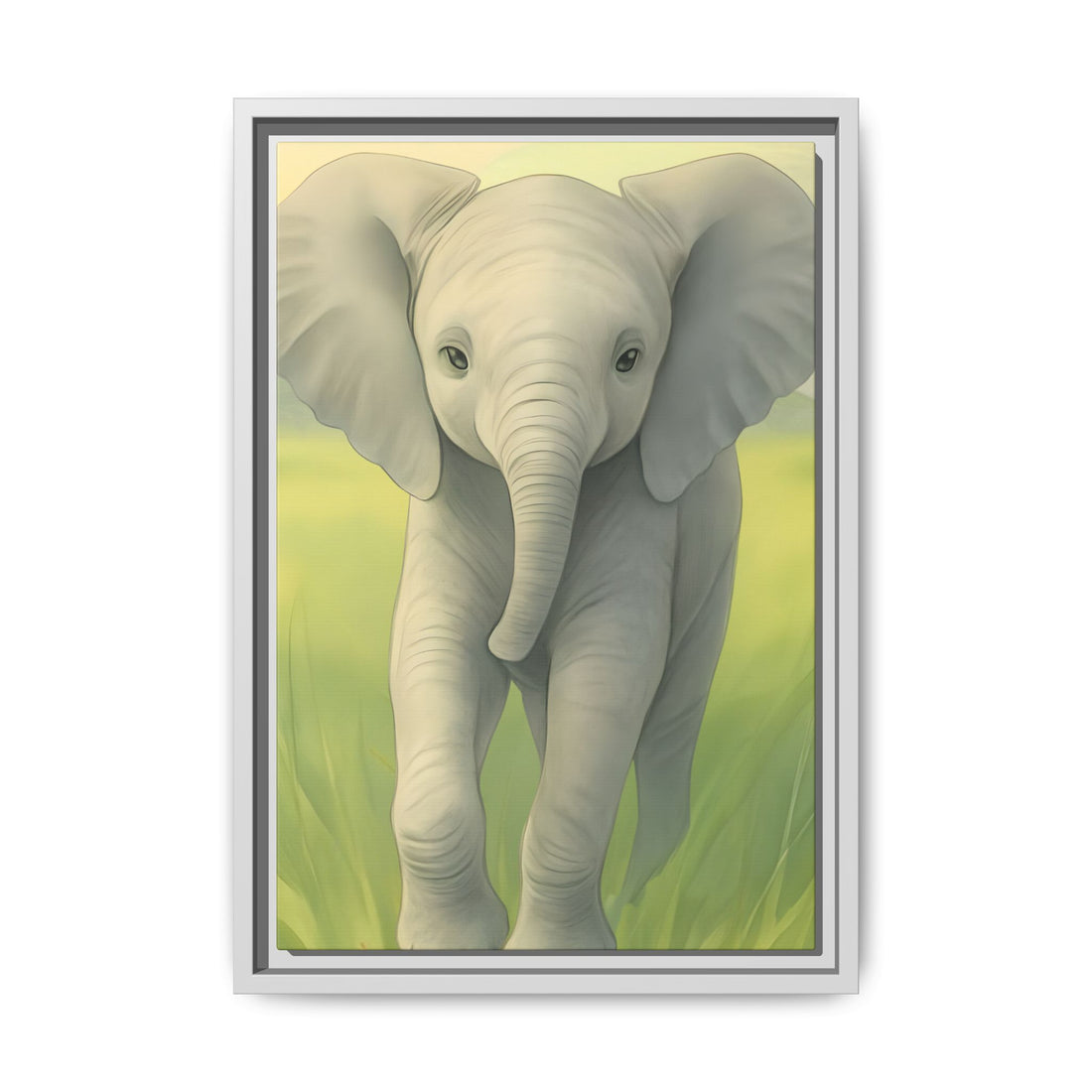 Safari Animal Nursery Prints: Watercolor Lion, Giraffe, Elephant Art